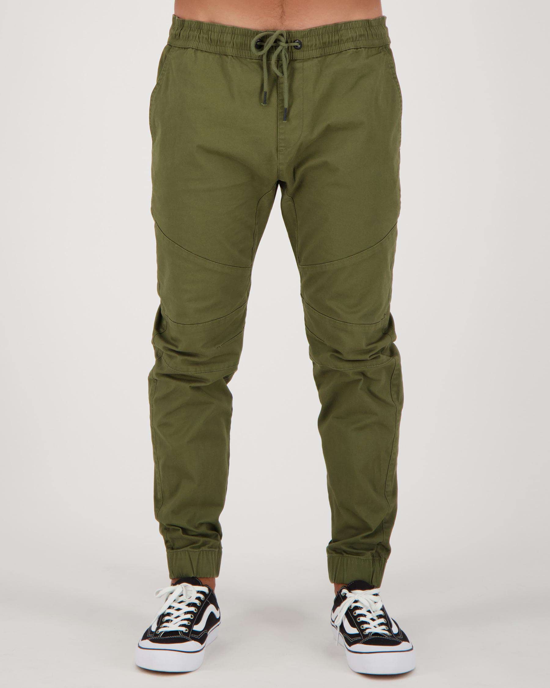 Lucid Tyrant Jogger Pants In Olive - Fast Shipping & Easy Returns ...