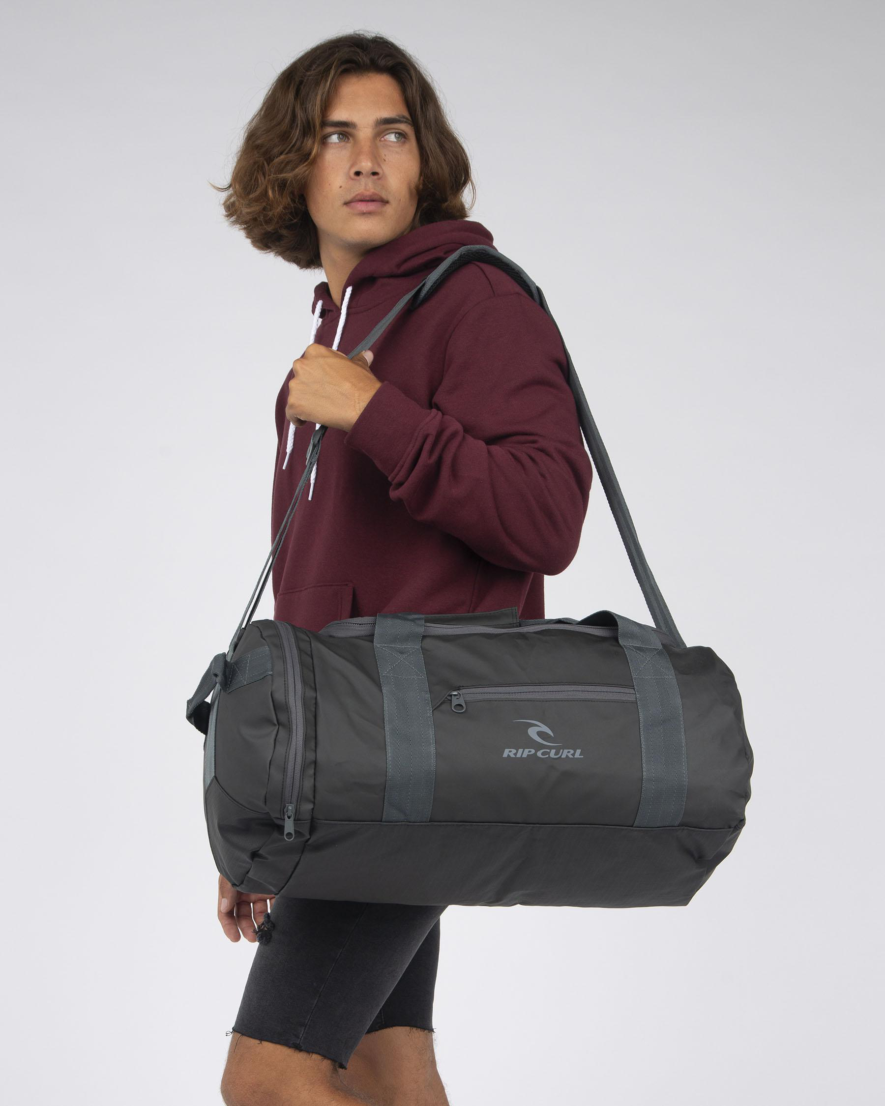 Shop Rip Curl Medium Packable Duffle Bag In Black Fast Shipping And Easy Returns City Beach 0465