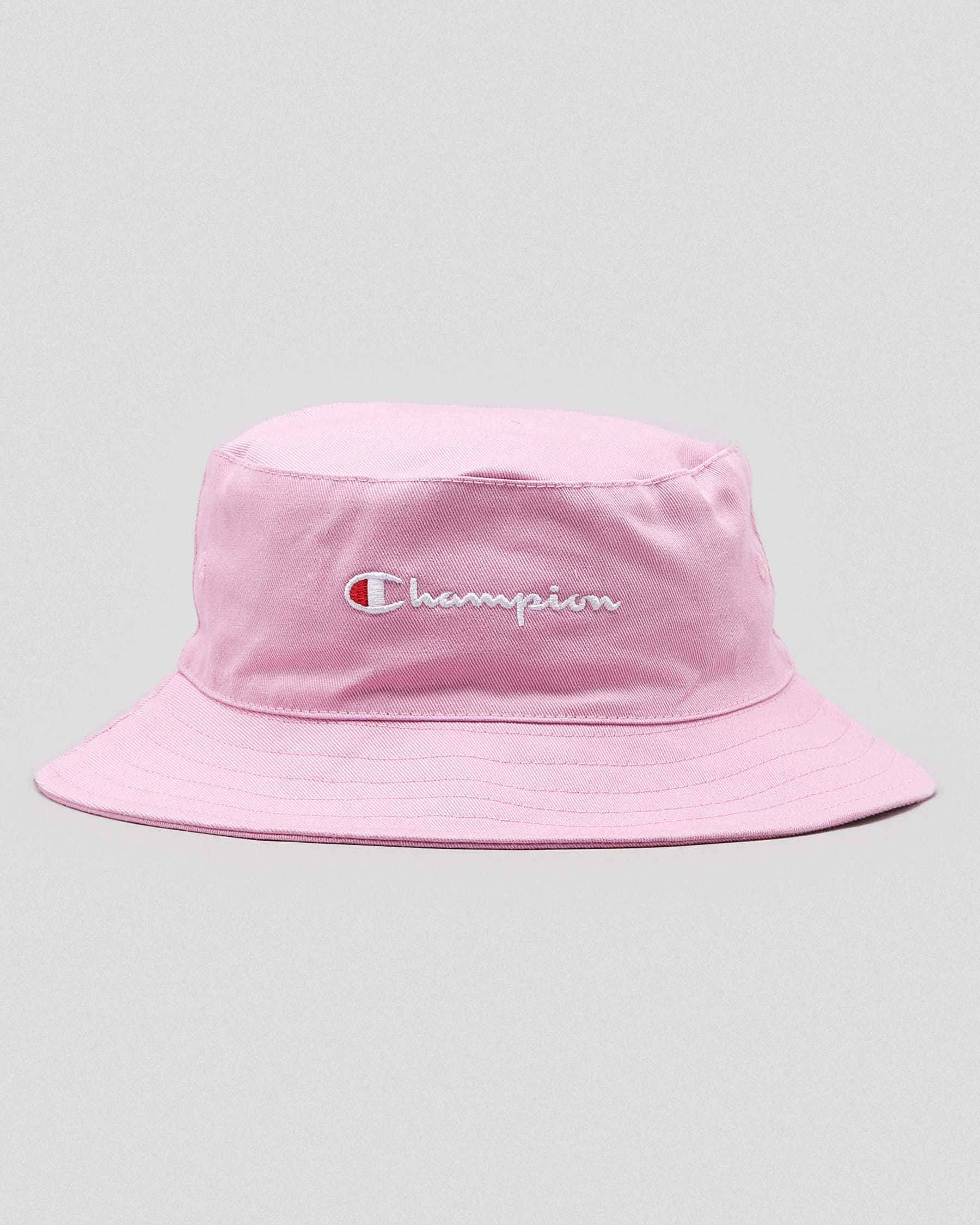 Shop Champion Girls' Logo Bucket Hat In Paper Orchid - Fast Shipping ...