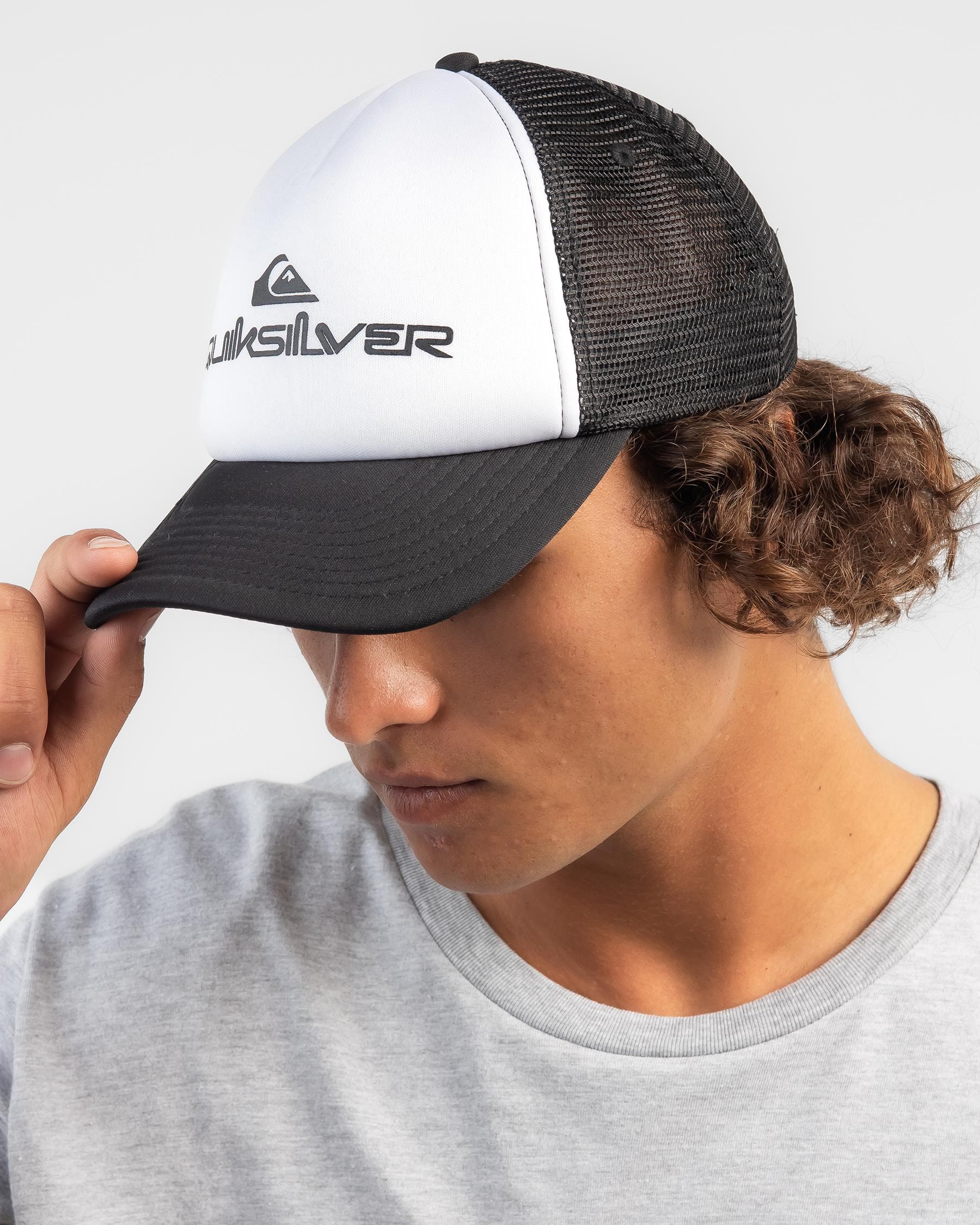 Omnistack Returns Cap FREE* States White In Shipping Trucker & Beach Easy - - Quiksilver City United