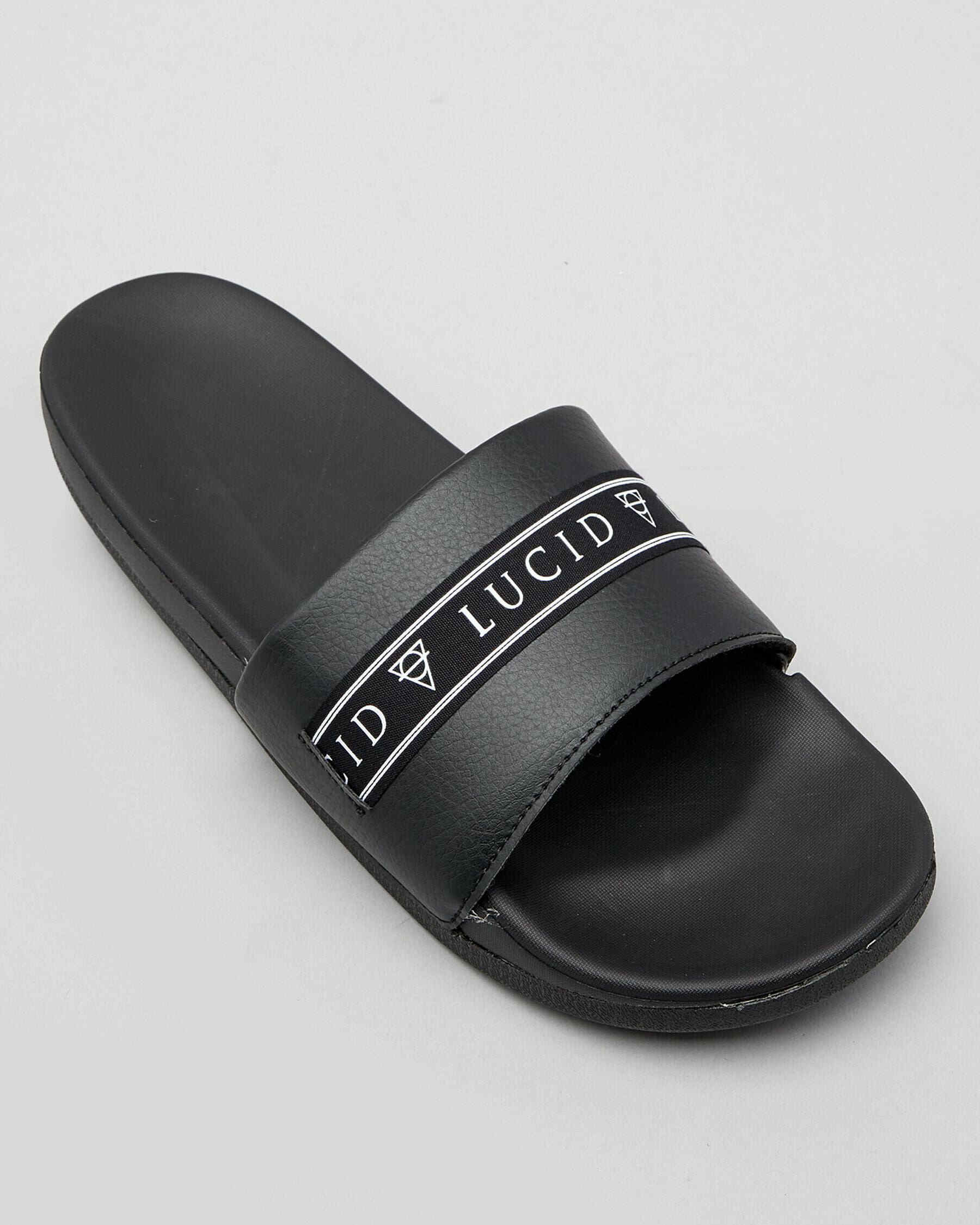 Shop Lucid Navigator Slides In Black - Fast Shipping & Easy Returns ...