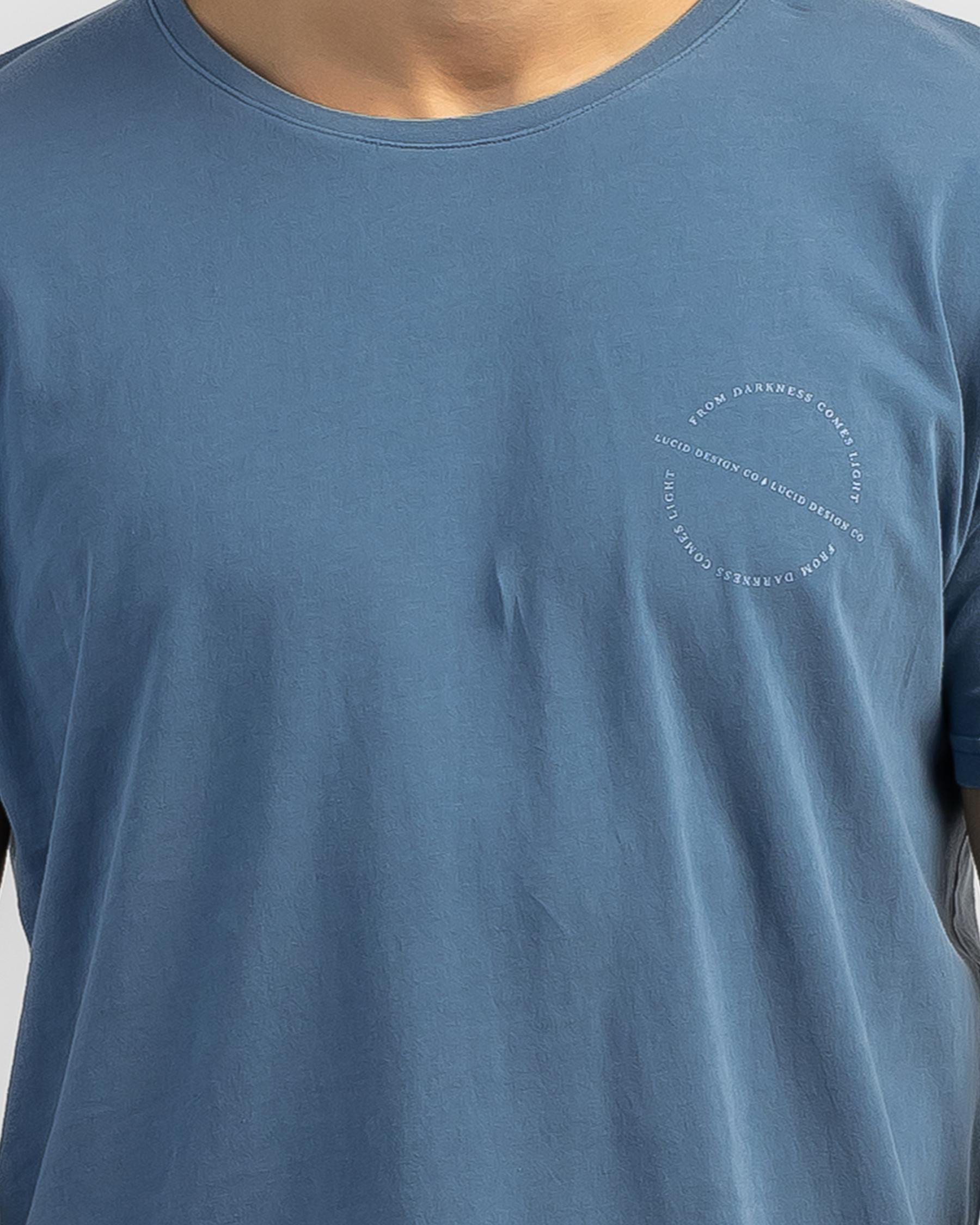 Shop Lucid Validation T-Shirt In Blue - Fast Shipping & Easy Returns ...