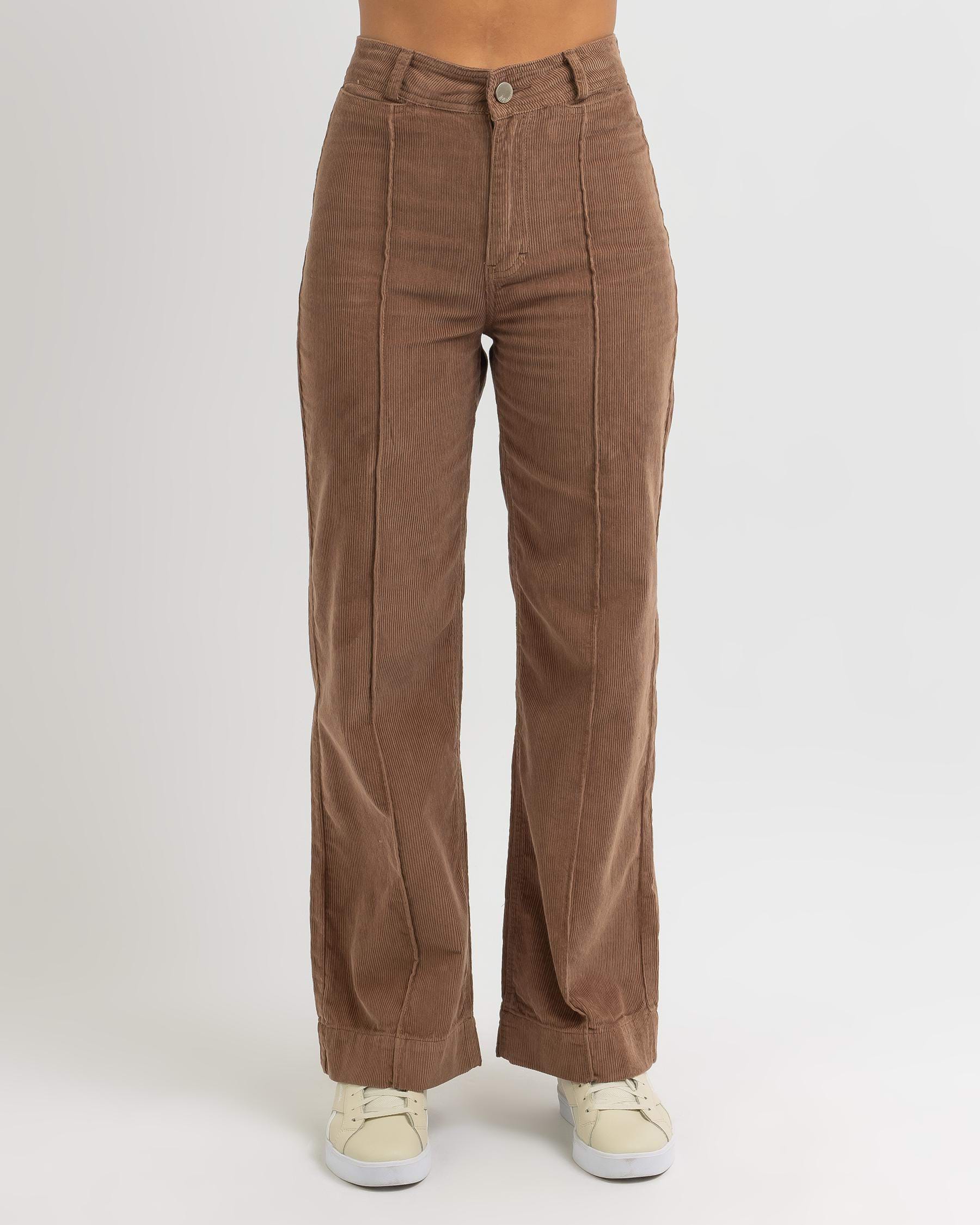 Shop Ava And Ever New Jersey Pants In Milk Chocolate - Fast Shipping ...