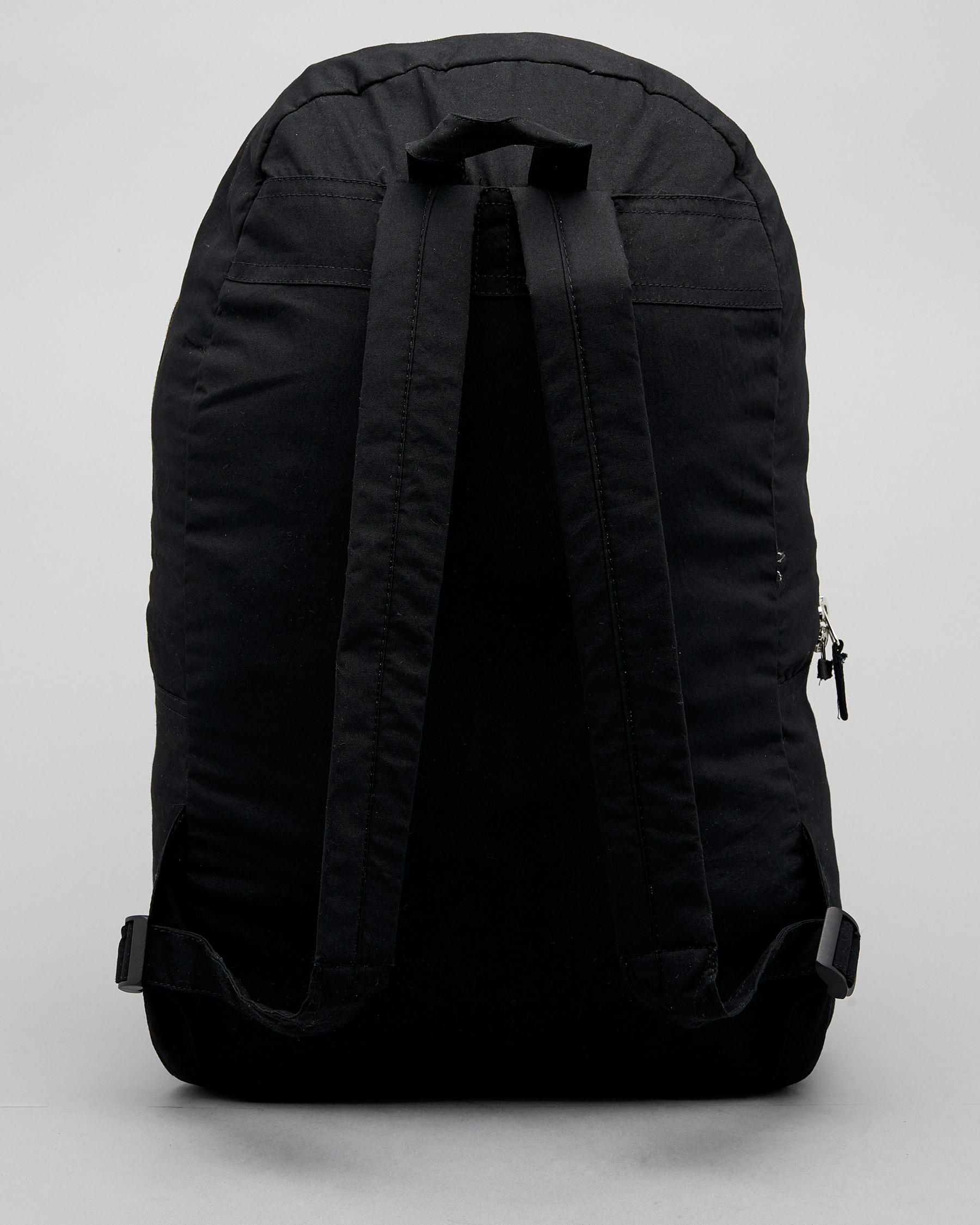 Shop Stussy Stock Twill Backpack In Black - Fast Shipping & Easy ...