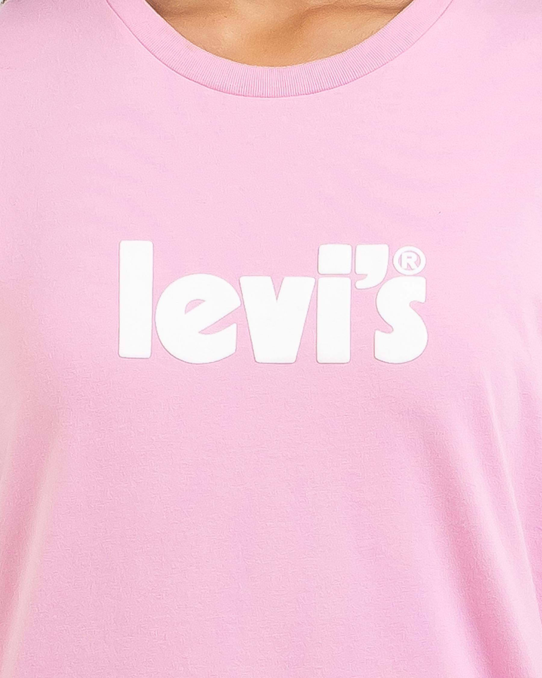 Shop Levi's The Perfect T-Shirt In Prism Pink - Fast Shipping & Easy ...