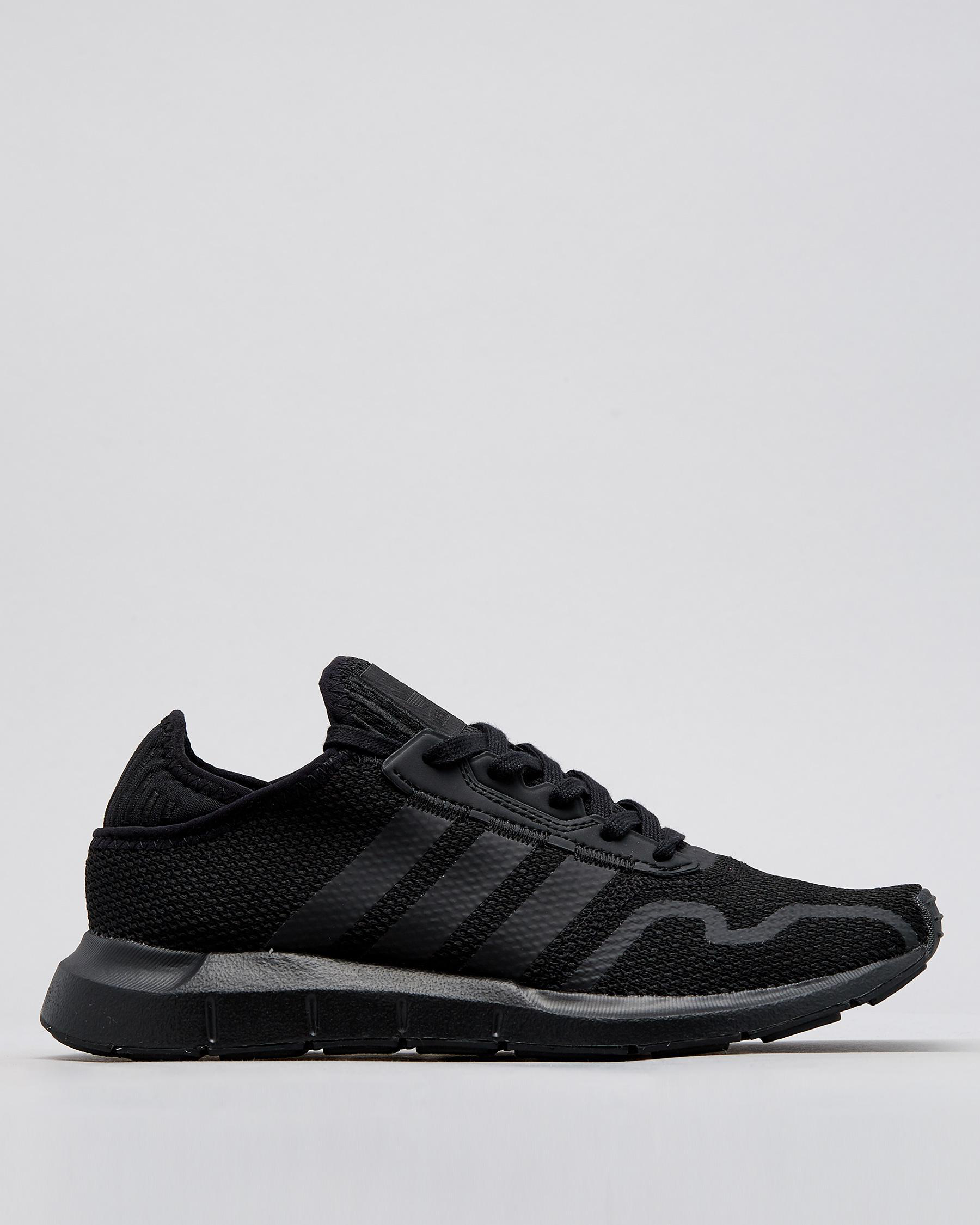 Shop adidas Womens Swift Run X Shoes In Black/black/black - Fast ...