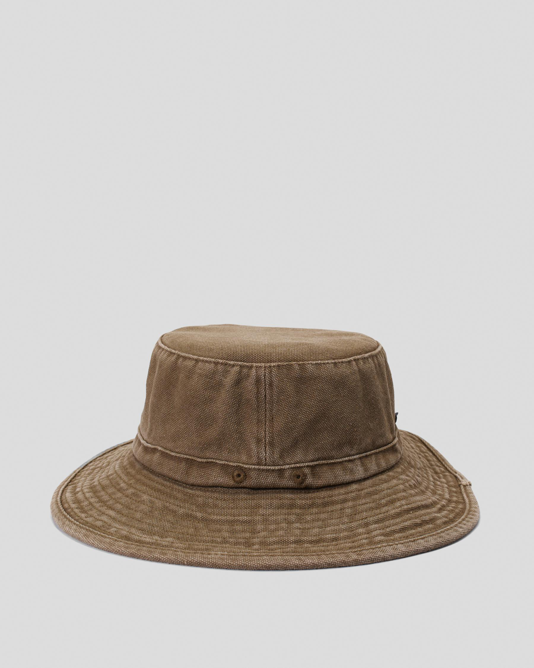Shop Rip Curl Searcher Mid Brim Hat In Chocolate - Fast Shipping & Easy ...