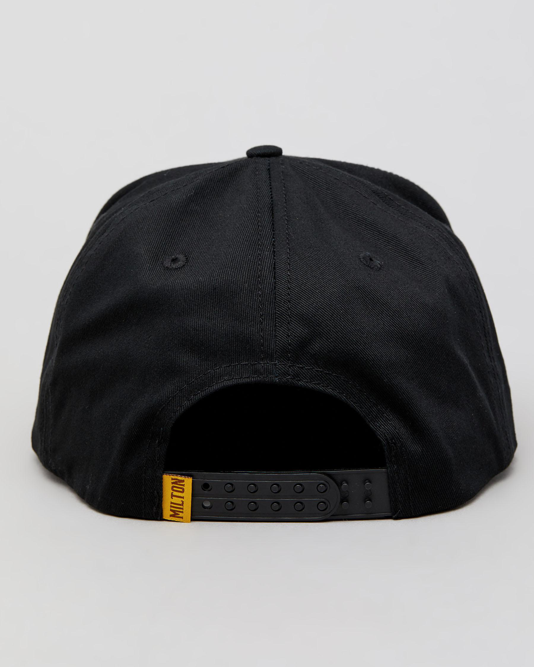 Shop Milton Mango Fangin' 2 Snapback Cap In Black - Fast Shipping ...