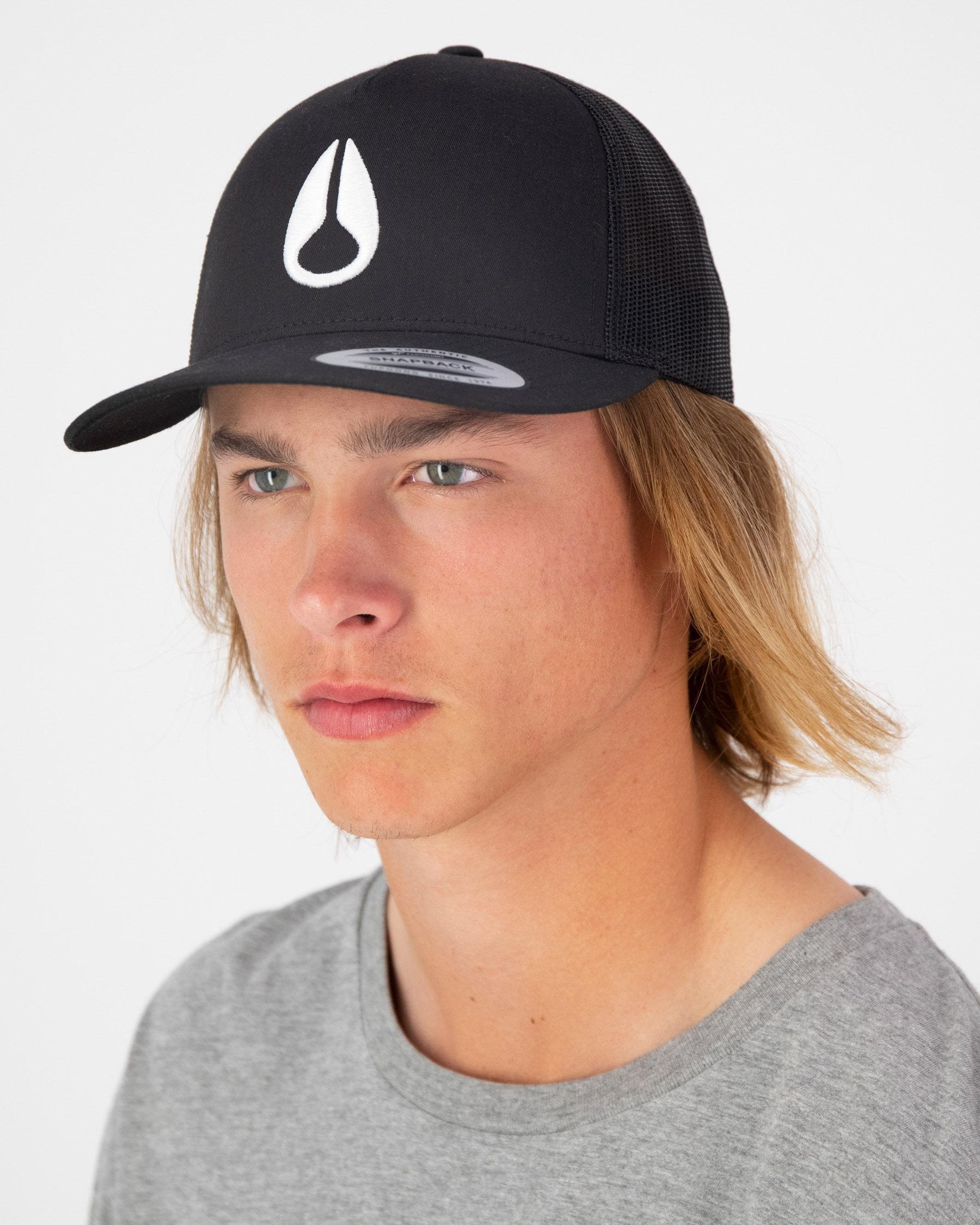 Nixon Trucker Cap In Black/ White - Fast Shipping & Easy Returns - City ...