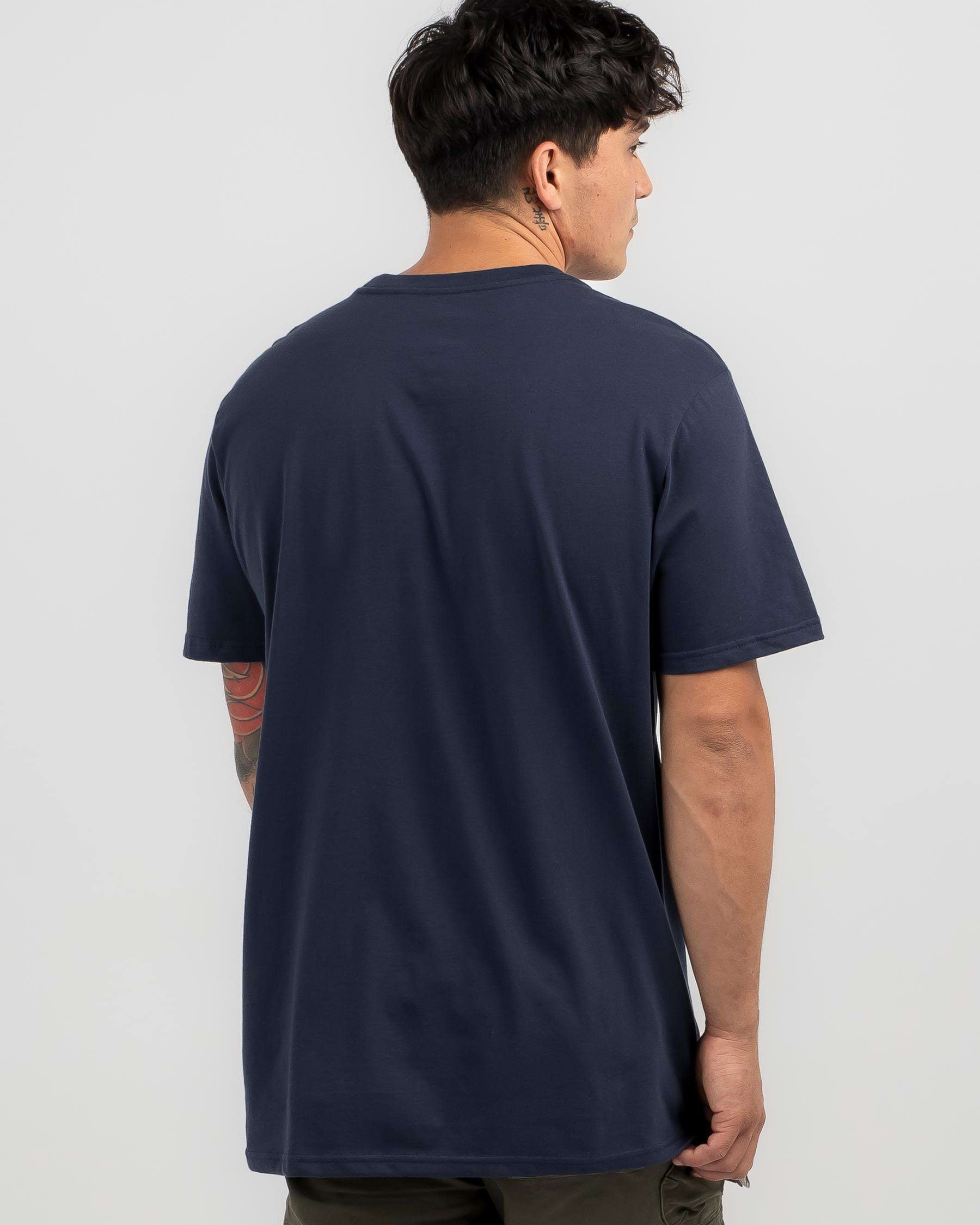 Shop Fox Head Premium T-Shirt In Midnight - Fast Shipping & Easy ...