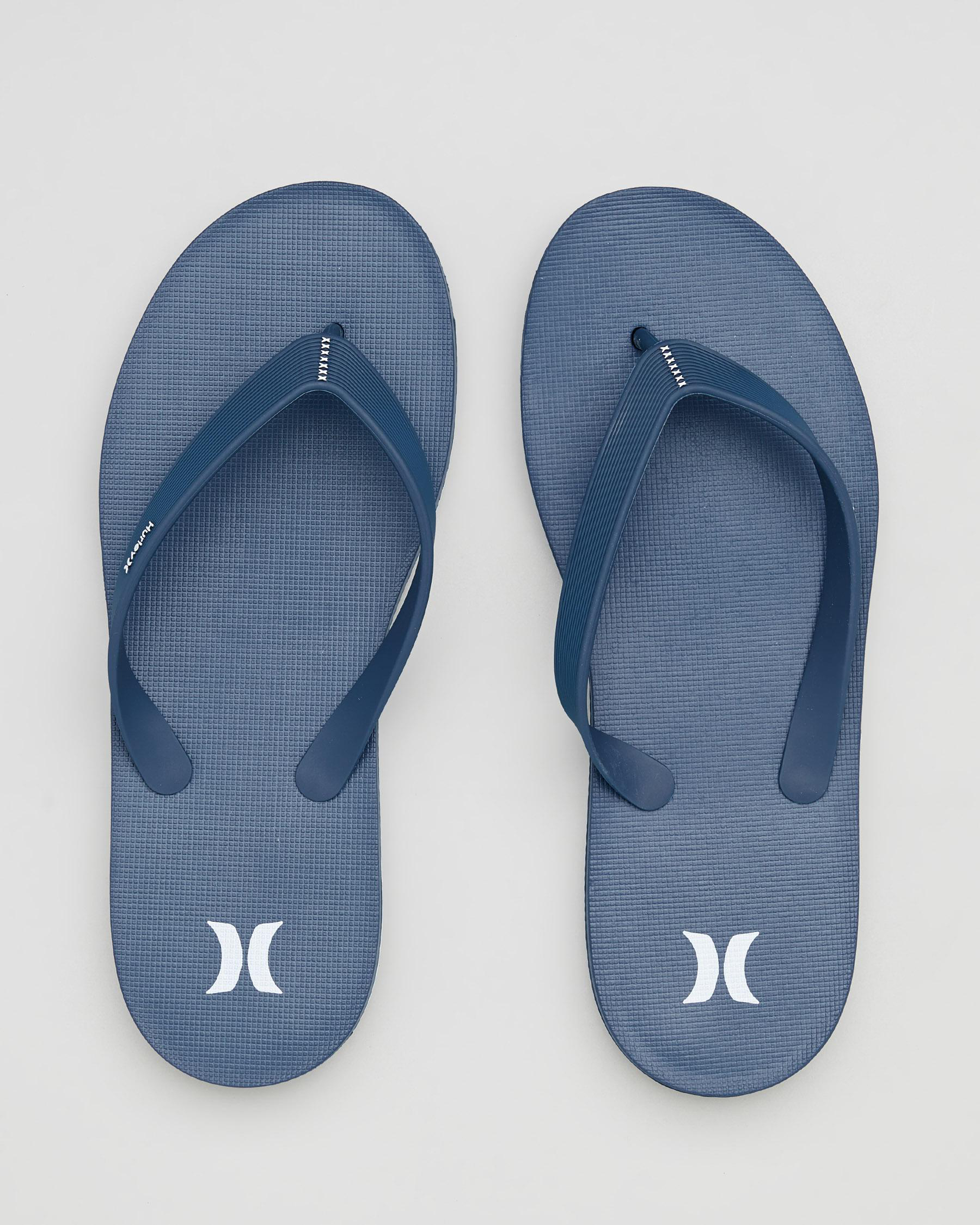 Hurley One & Only Thongs In Blue Force/wht-pure Pltnm - Fast Shipping ...