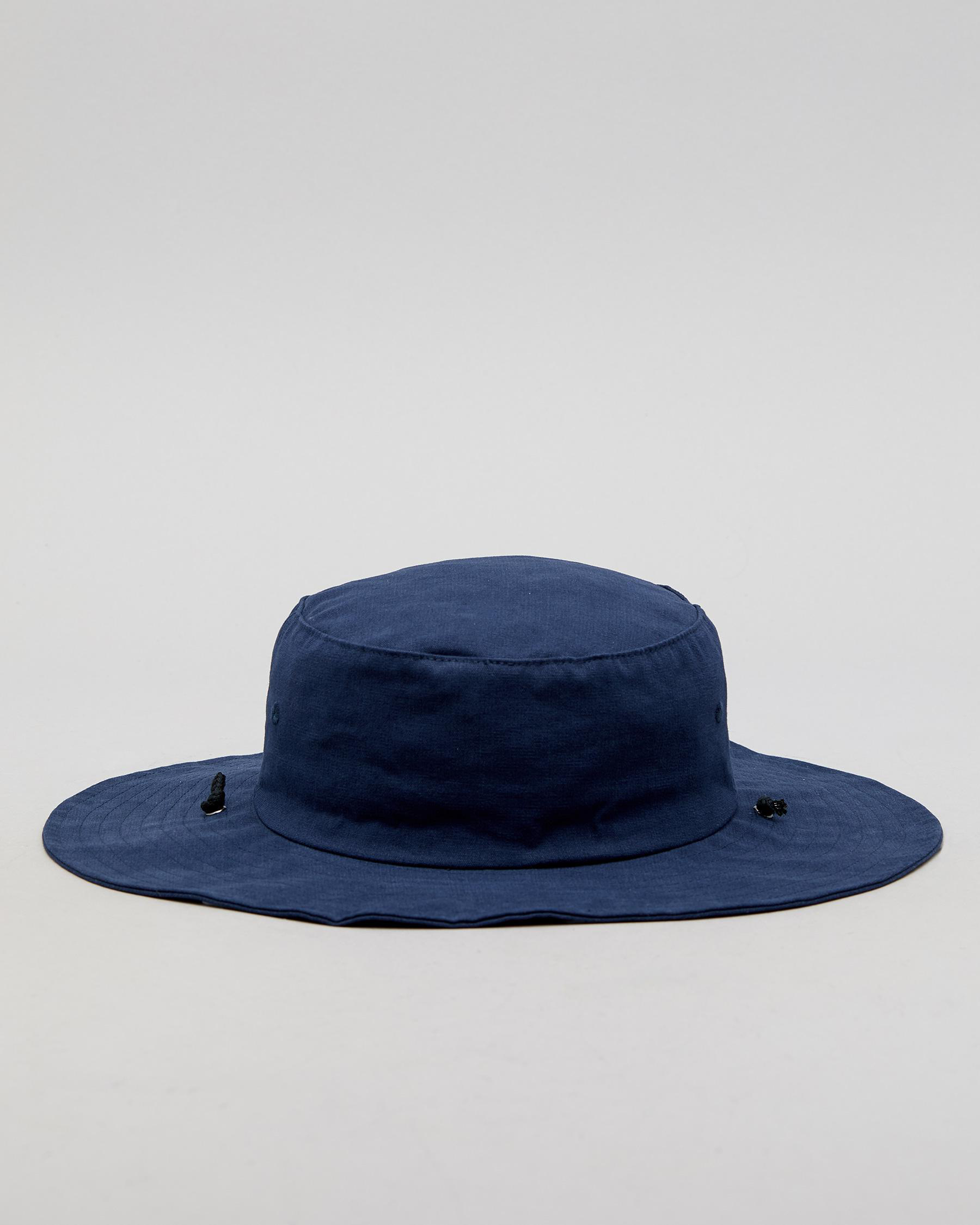 Quiksilver Youth Bushwack Hat In Parsian Blue - Fast Shipping & Easy ...