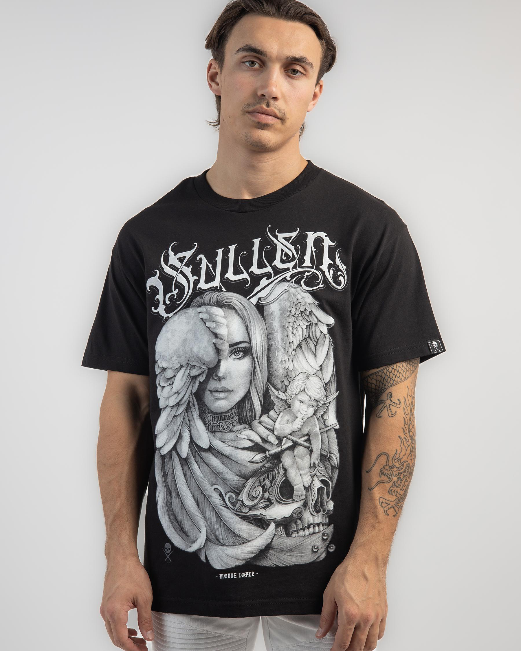 Sullen Mouse Lopez T-Shirt In Black - Fast Shipping & Easy Returns ...