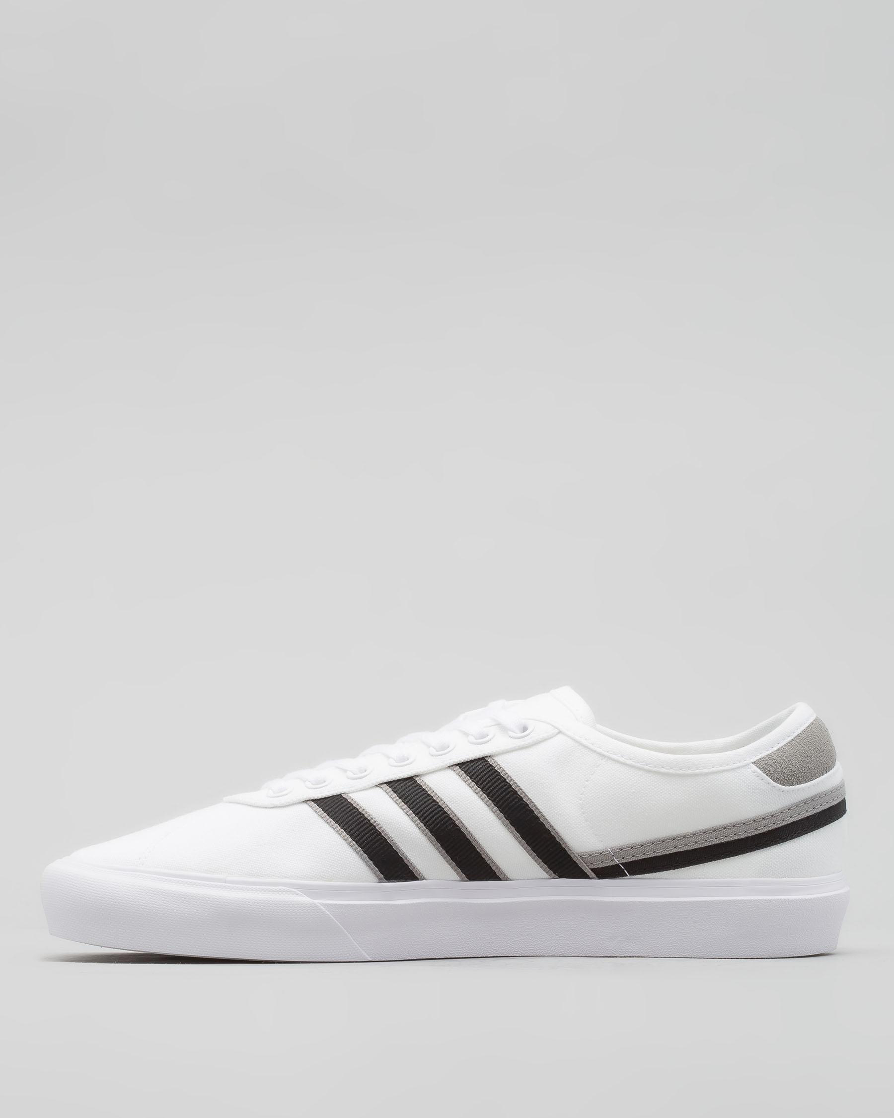 Shop adidas Delpala Shoes In Ftwr White/core Black/ch Solid - Fast ...