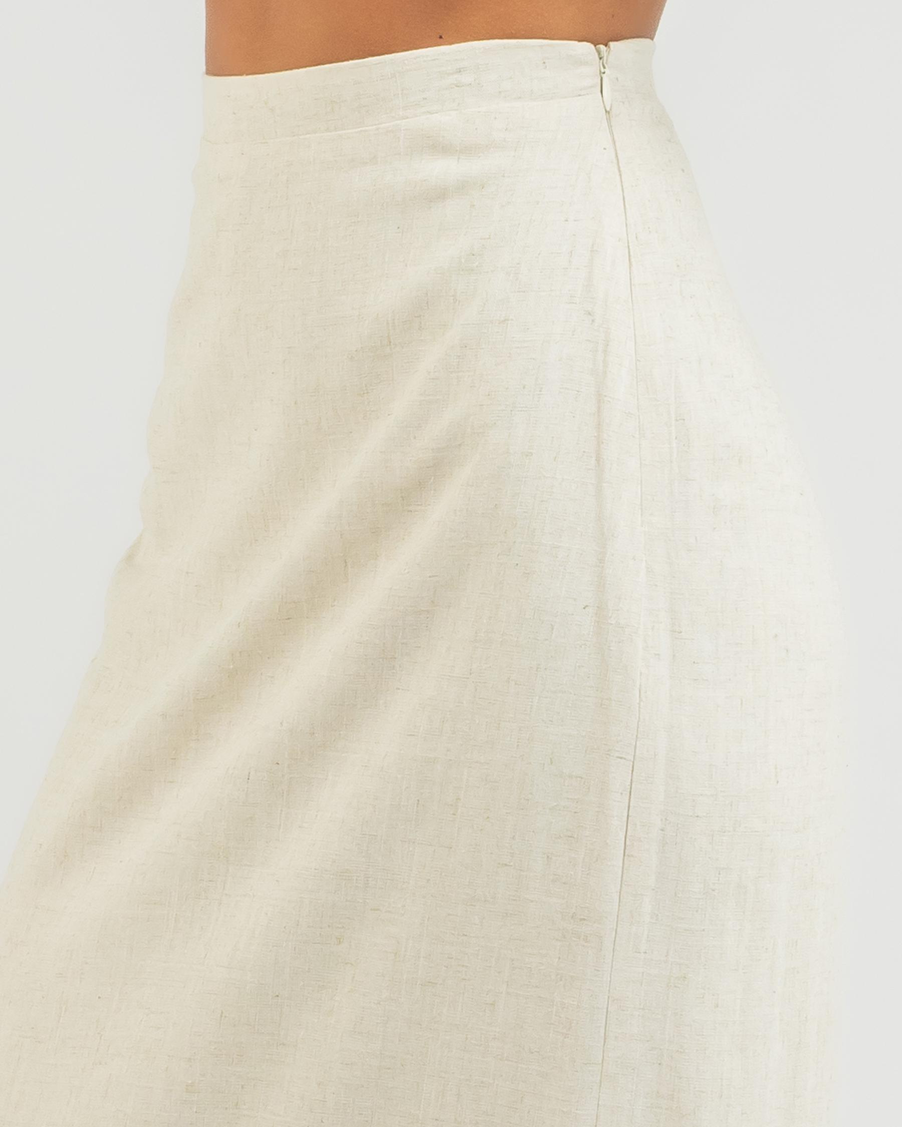 Mooloola Jessica Maxi Skirt In Salt And Pepper - FREE* Shipping & Easy ...