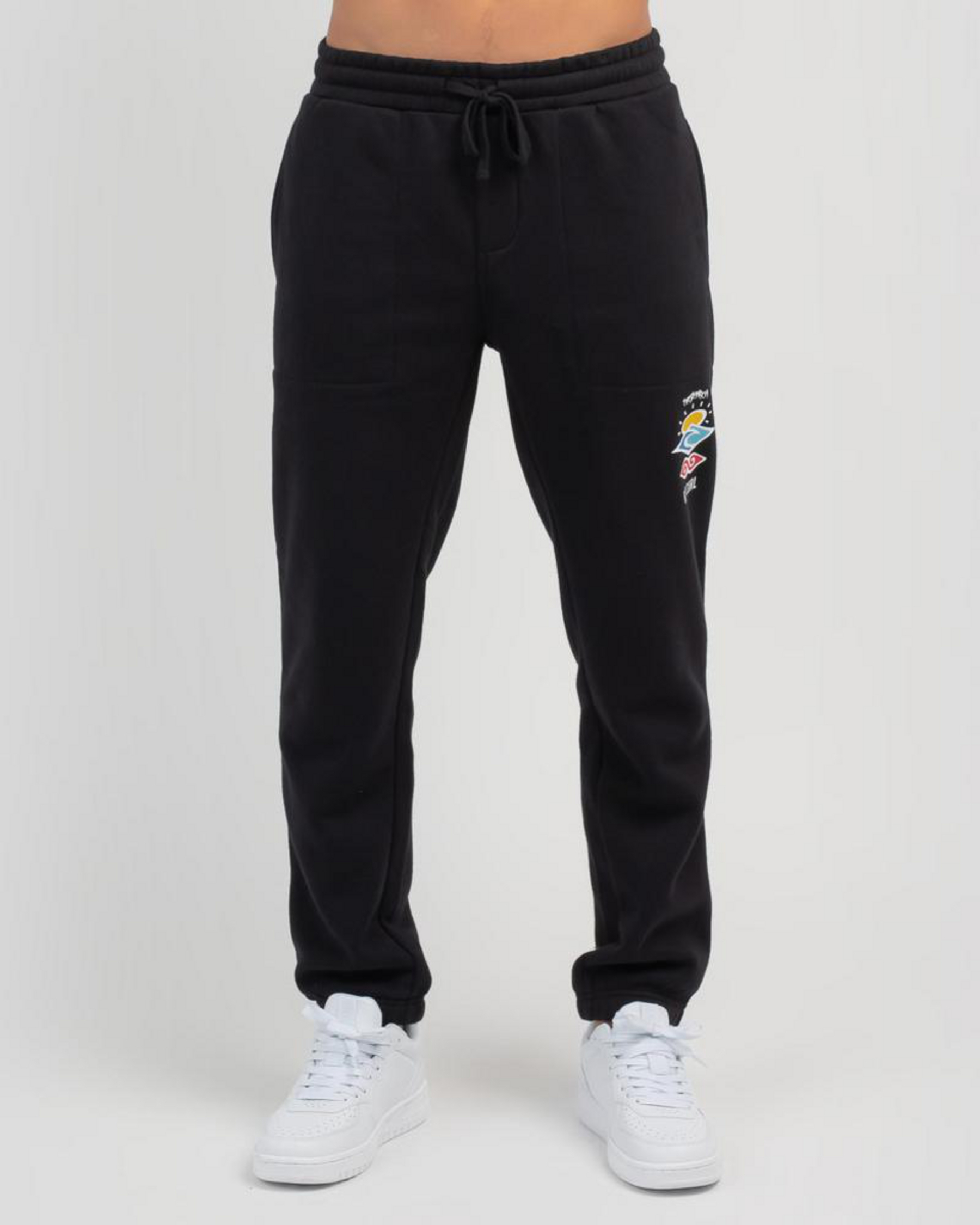 Rip Curl Search Icon Track Pants In Black - Fast Shipping & Easy ...