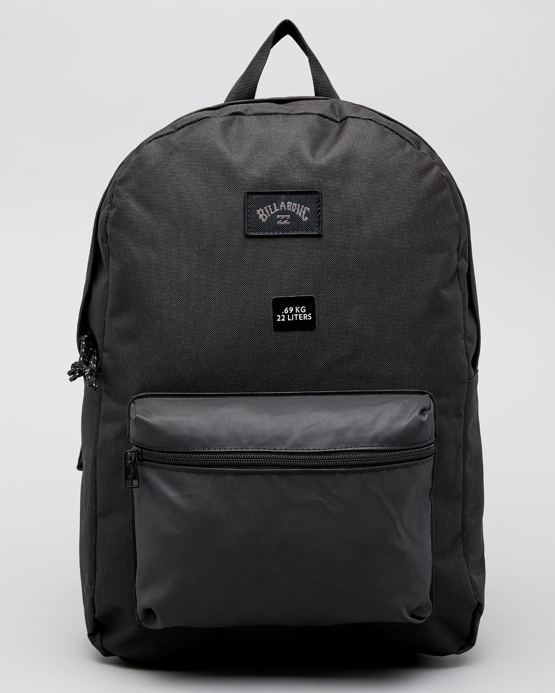 Shop Billabong The All Day Backpack In Stealth - Fast Shipping & Easy ...