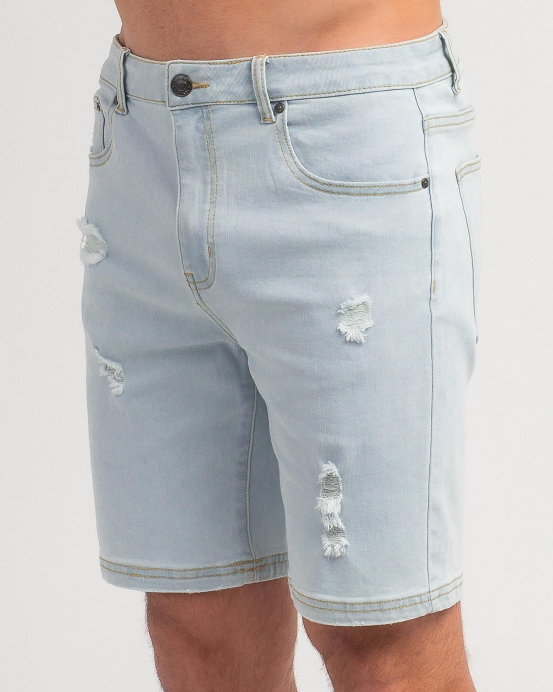 Shop Skylark Divided Walk Shorts In Lt Blue - Fast Shipping & Easy ...