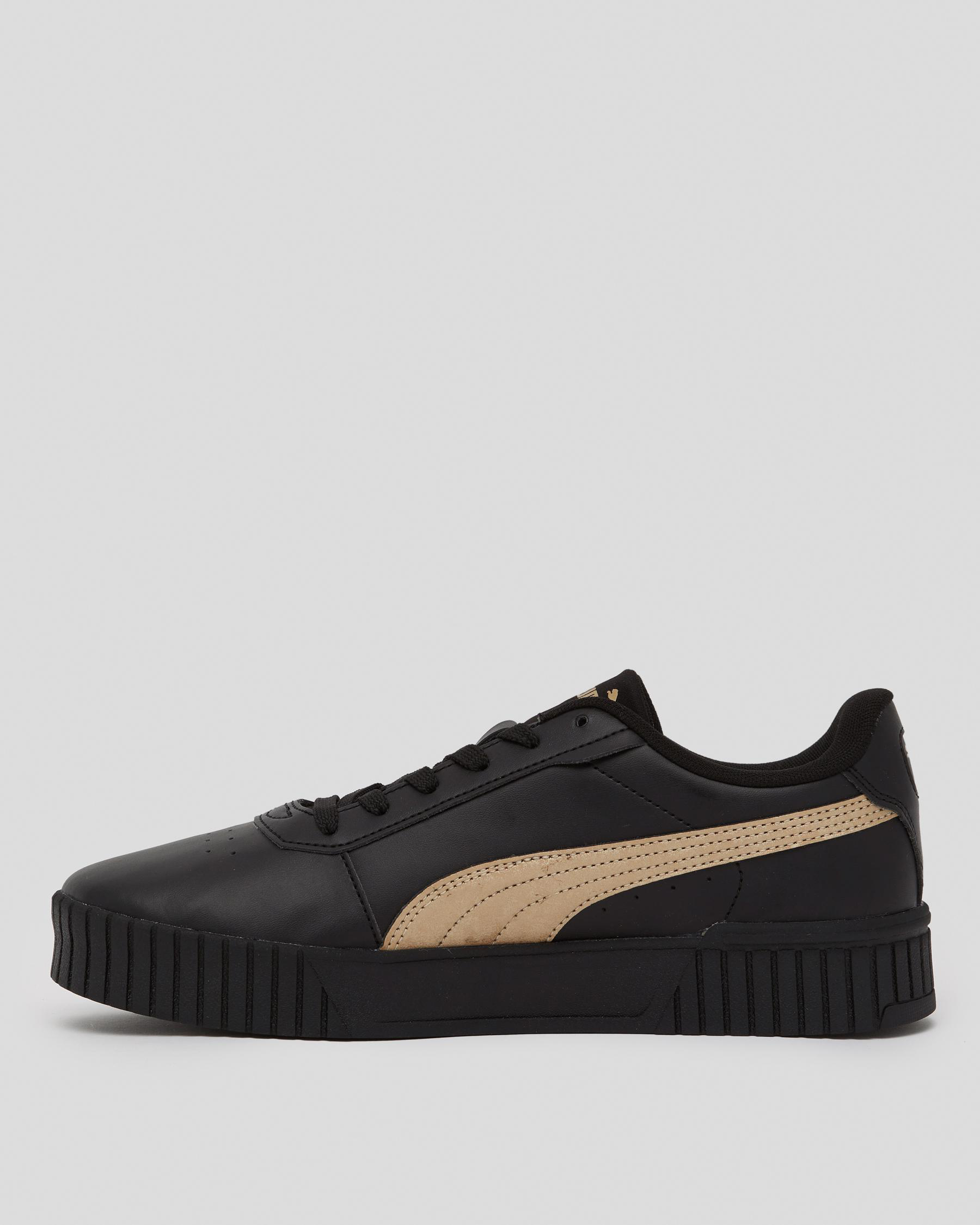 Shop Puma Womens Carina 2.0 Space Metallics Shoes In Puma Black/puma ...