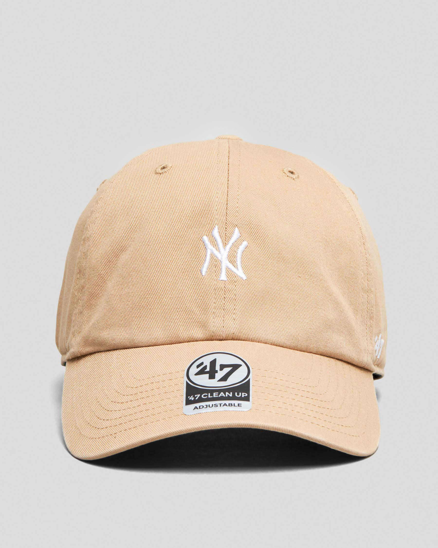 Forty Seven NY Yankees Cap In Khaki/white - Fast Shipping & Easy