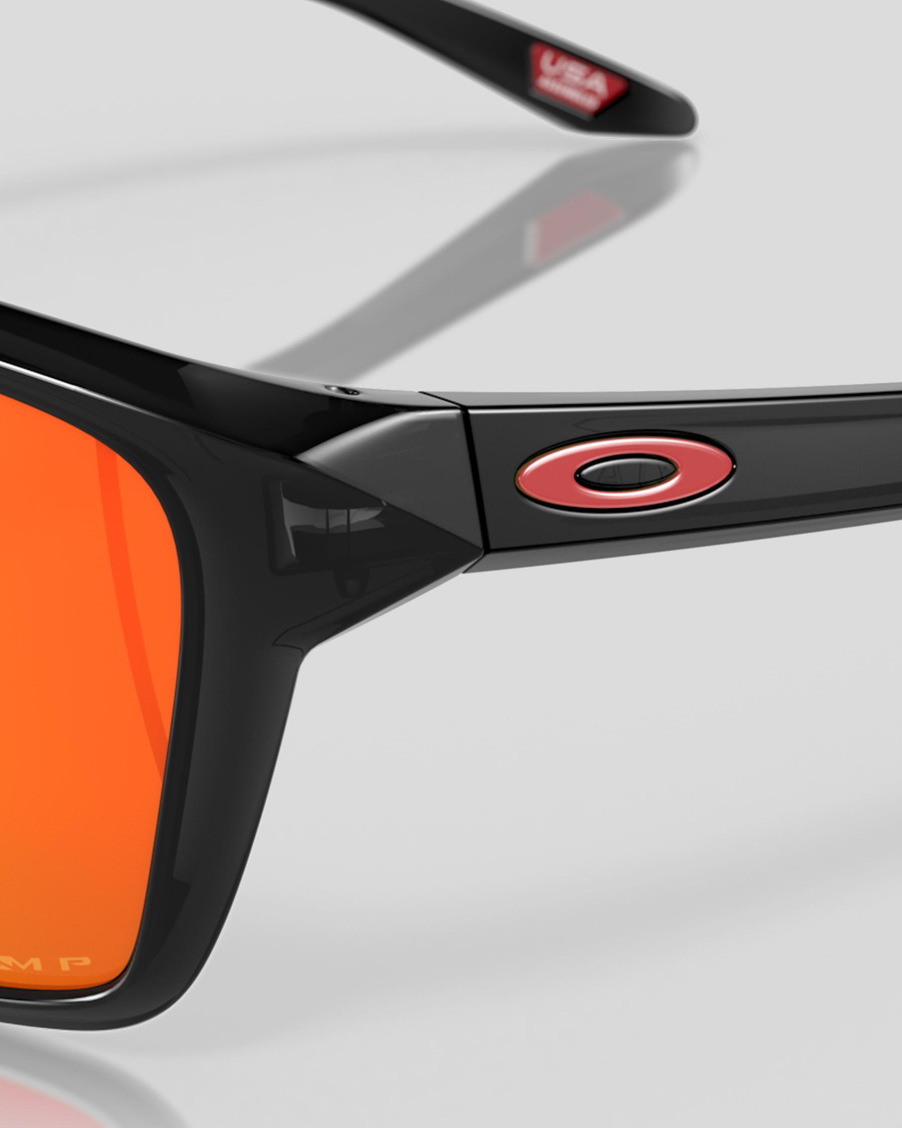 Oakley Sylas Polarised Sunglasses In Polished Black W/ Prizm Ruby Polar |  City Beach United States