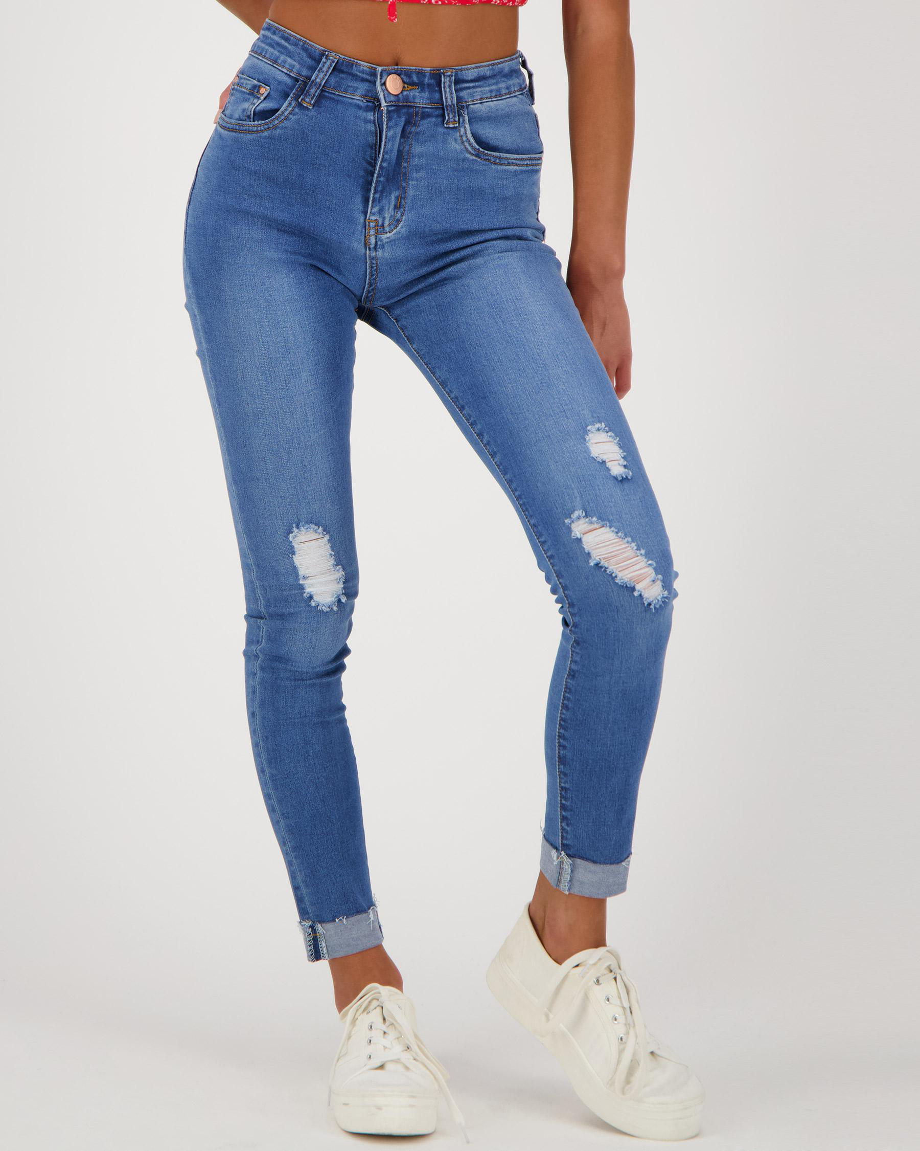 Used Lulu Jeans In Dark Mid - FREE* Shipping & Easy Returns - City ...