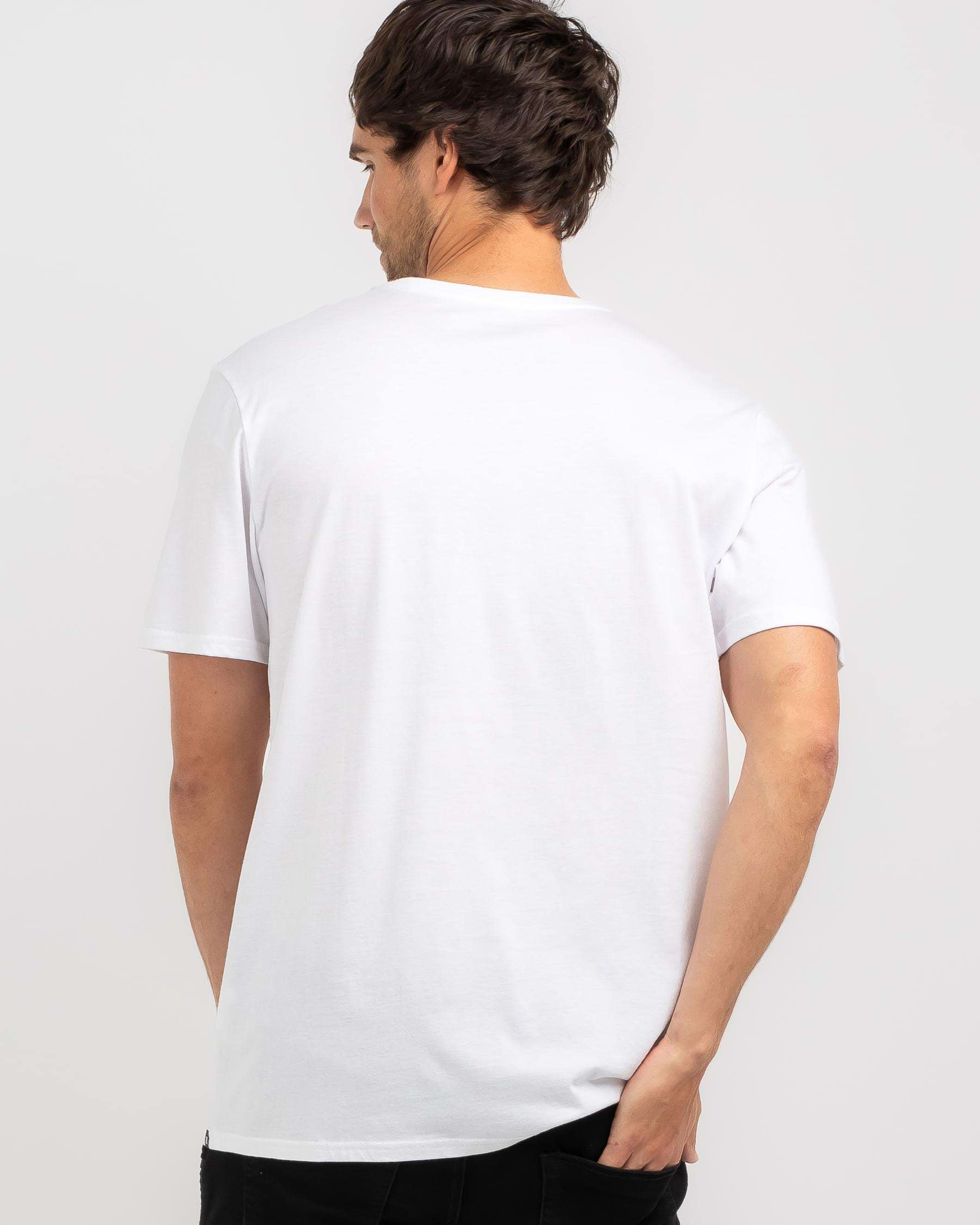 Hurley OAO Outline T-Shirt In White - Fast Shipping & Easy Returns ...