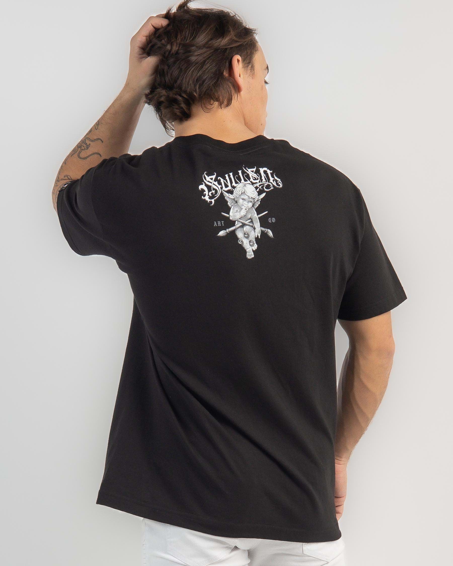 Shop Sullen Mouse Lopez T-Shirt In Black - Fast Shipping & Easy Returns ...