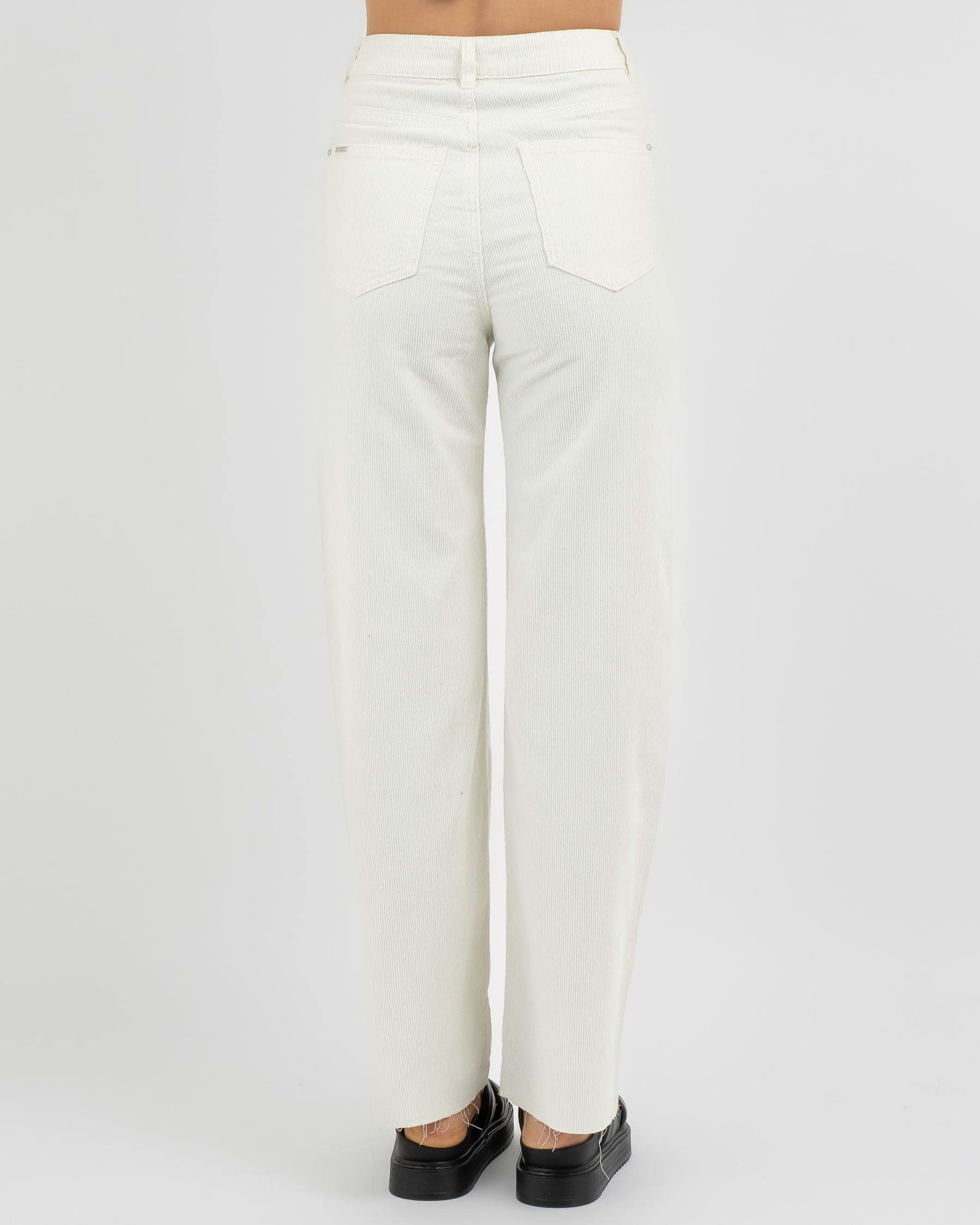 Shop Ava And Ever Ramona Pants In Cream - Fast Shipping & Easy Returns ...