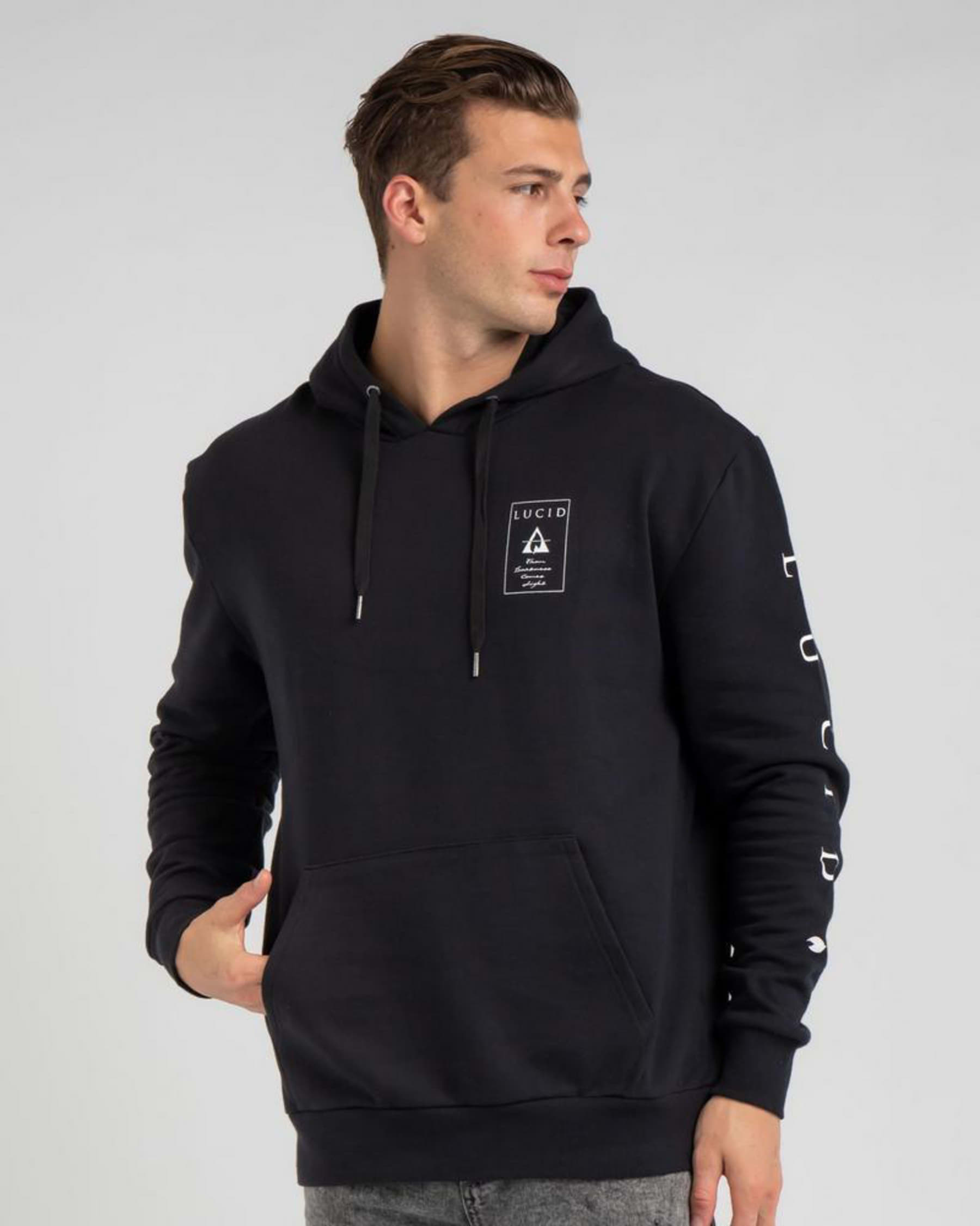 Lucid Cryptic Hoodie In Black - Fast Shipping & Easy Returns - City ...