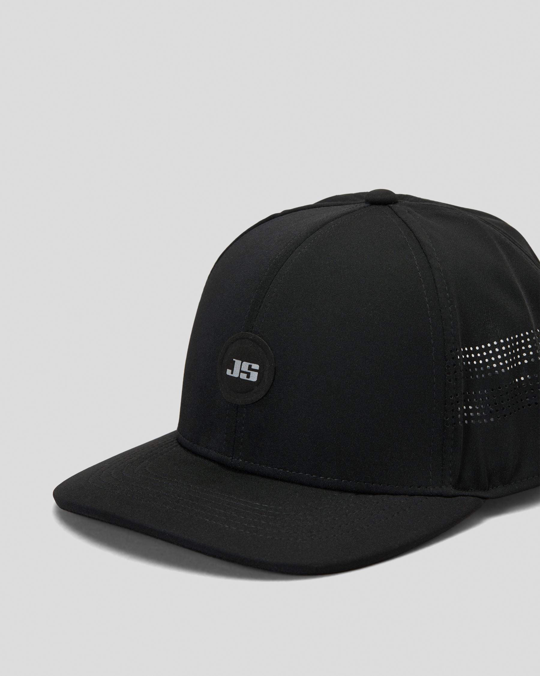 Shop JS Industries HyFi 6 Pannel Cap In Black - Fast Shipping & Easy ...