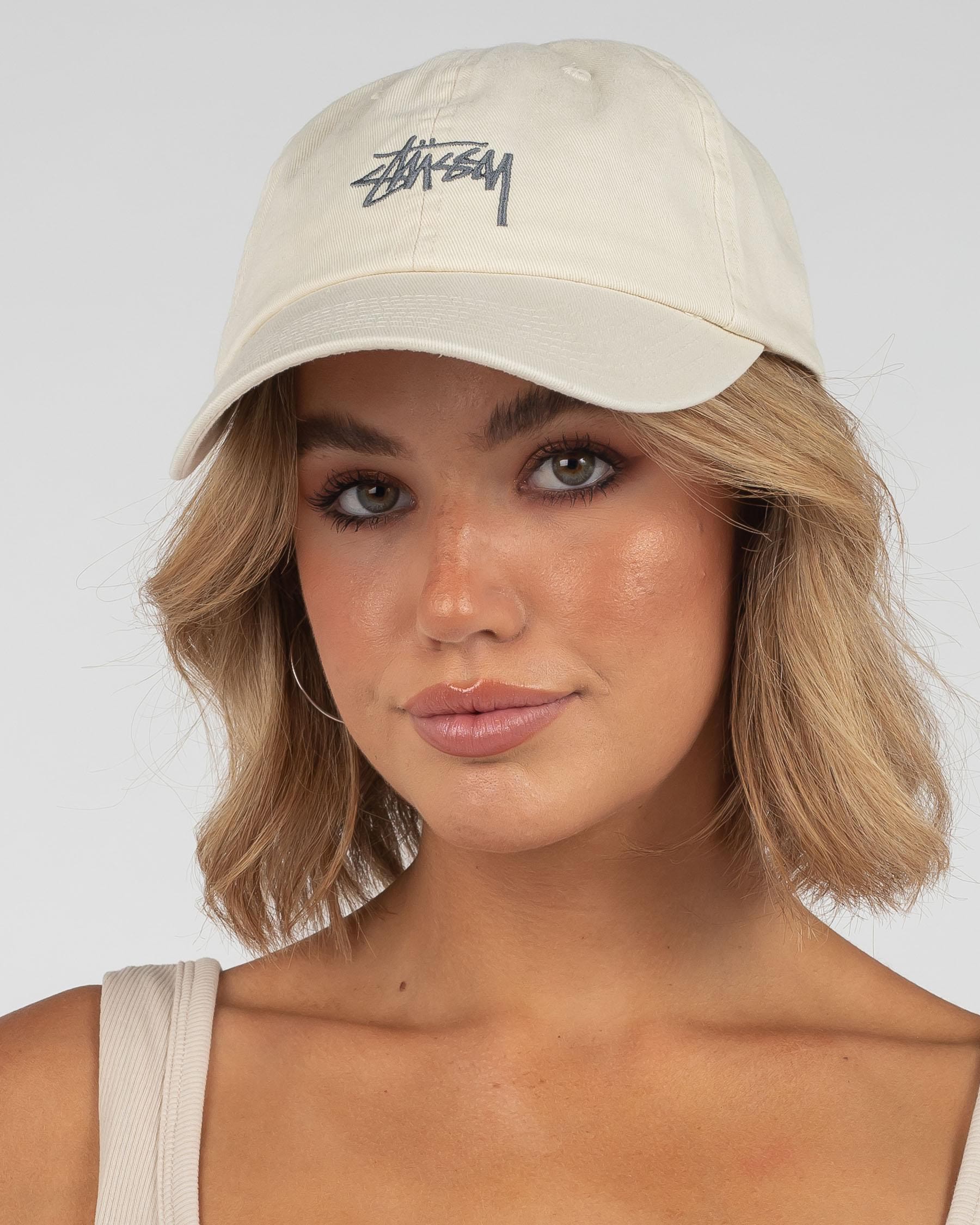 Shop Stussy Stock Low Pro Cap In Warmed White - Fast Shipping & Easy ...