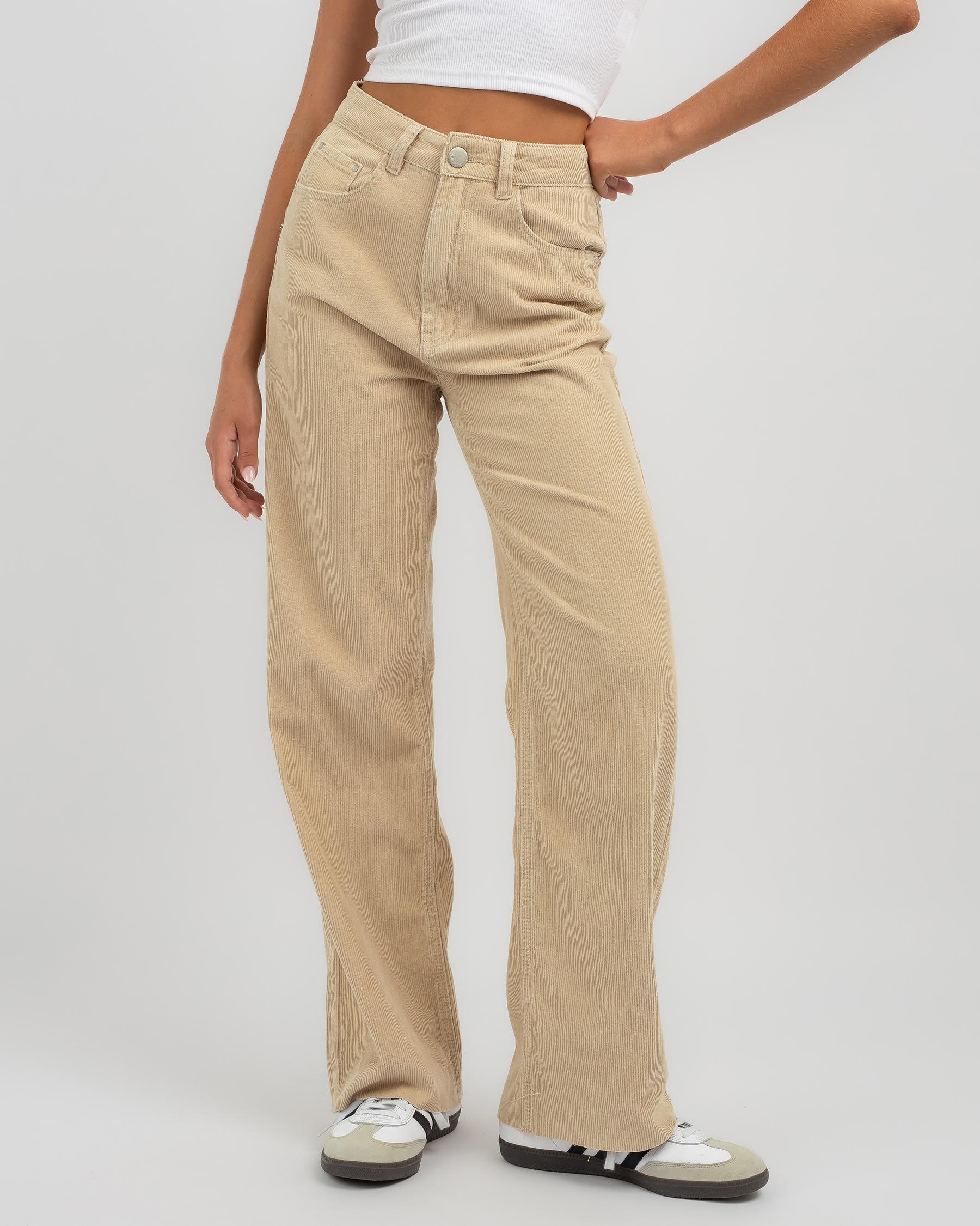 Shop Ava And Ever Ramona Pants In Beige - Fast Shipping & Easy Returns ...