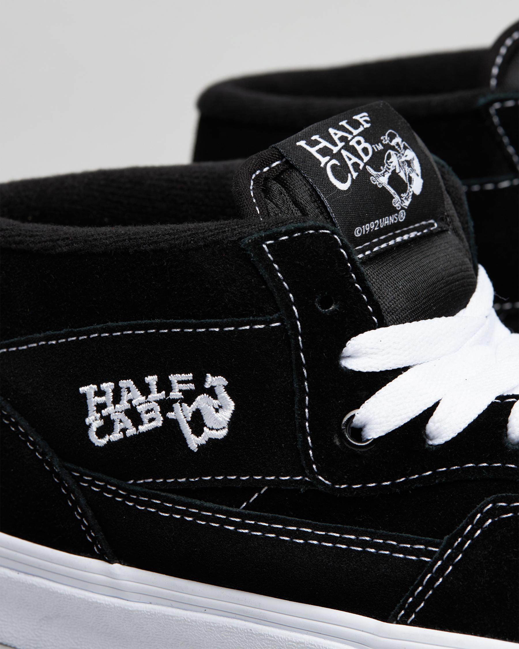 Shop Vans Half-Cab Shoes In Black - Fast Shipping & Easy Returns - City ...