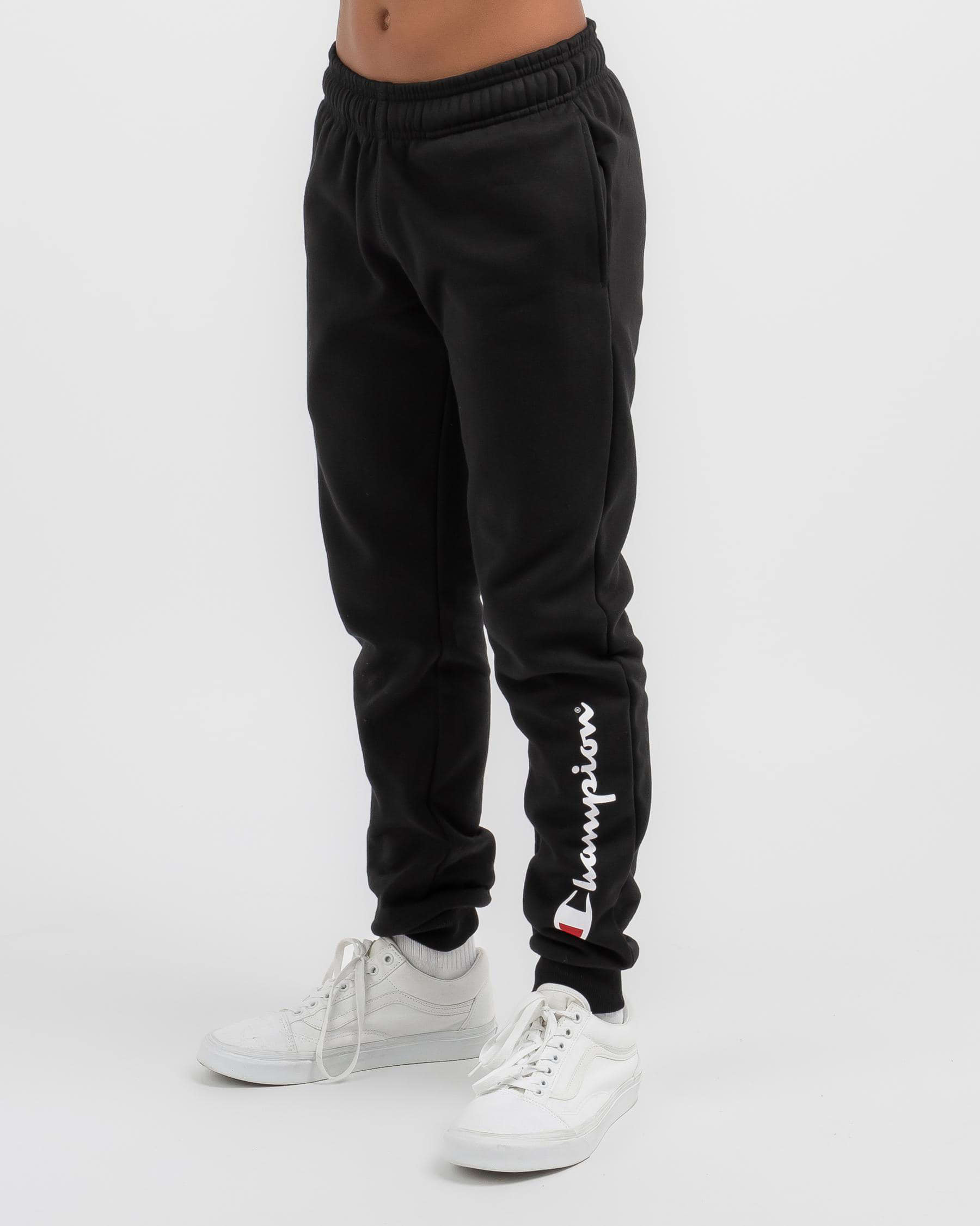 Boys champion clearance track pants