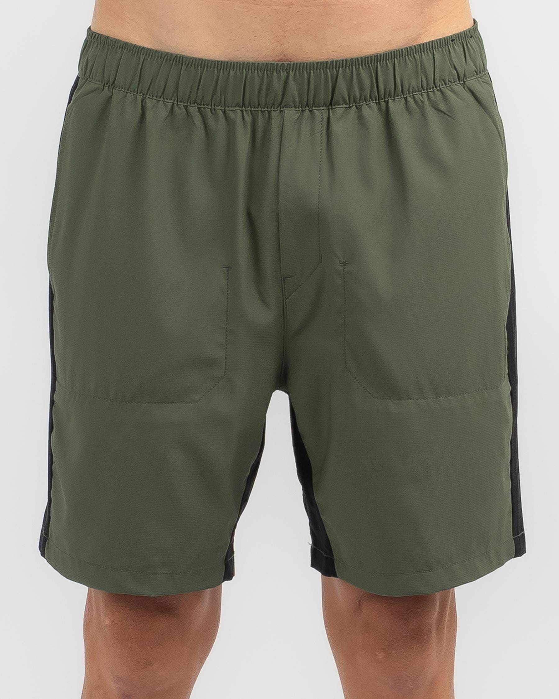 Shop Rip Curl Vaporcool Pivot Volley In Dark Olive - Fast Shipping ...