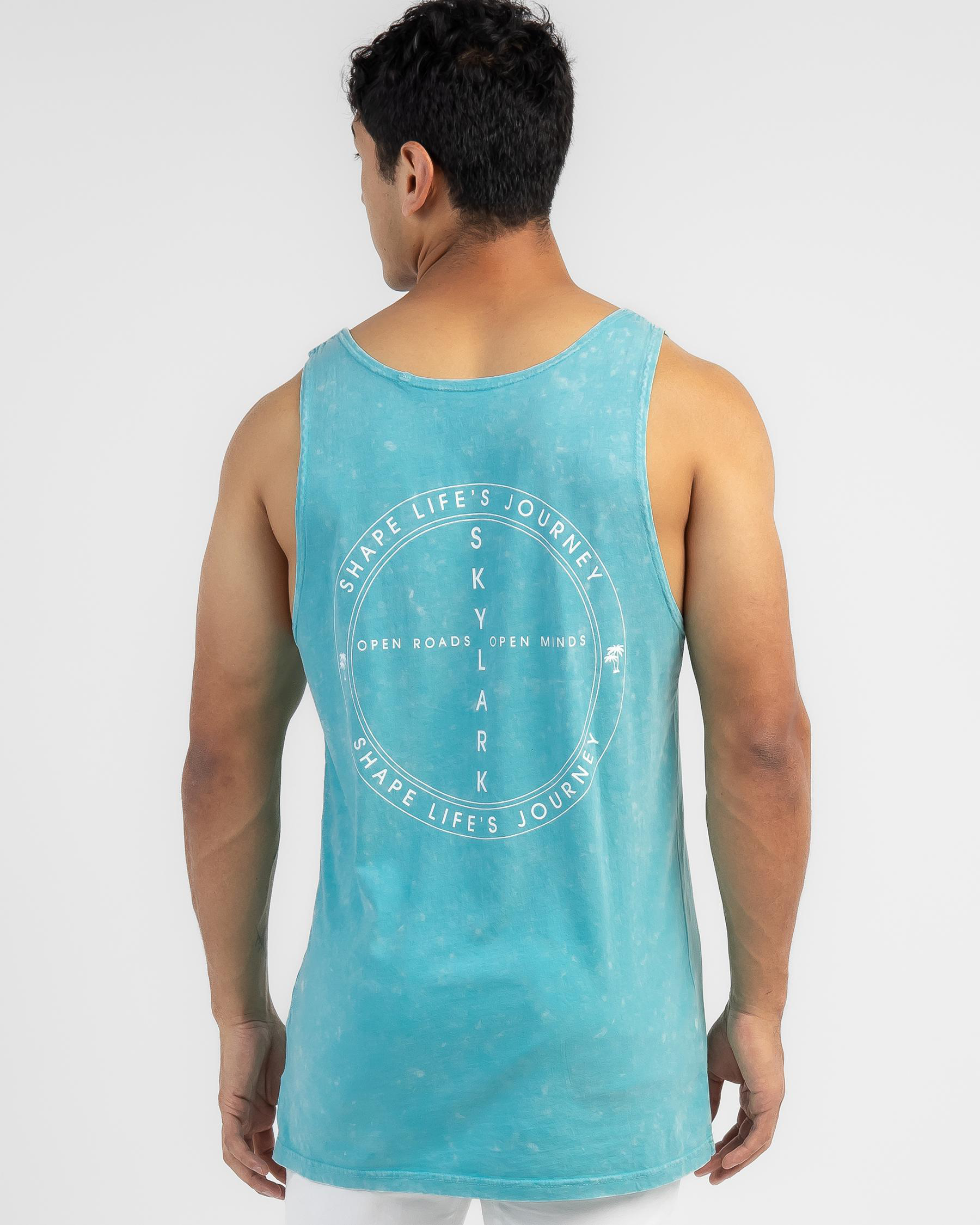 Shop Skylark Unlimited Singlet In Cyan Acid - Fast Shipping & Easy ...