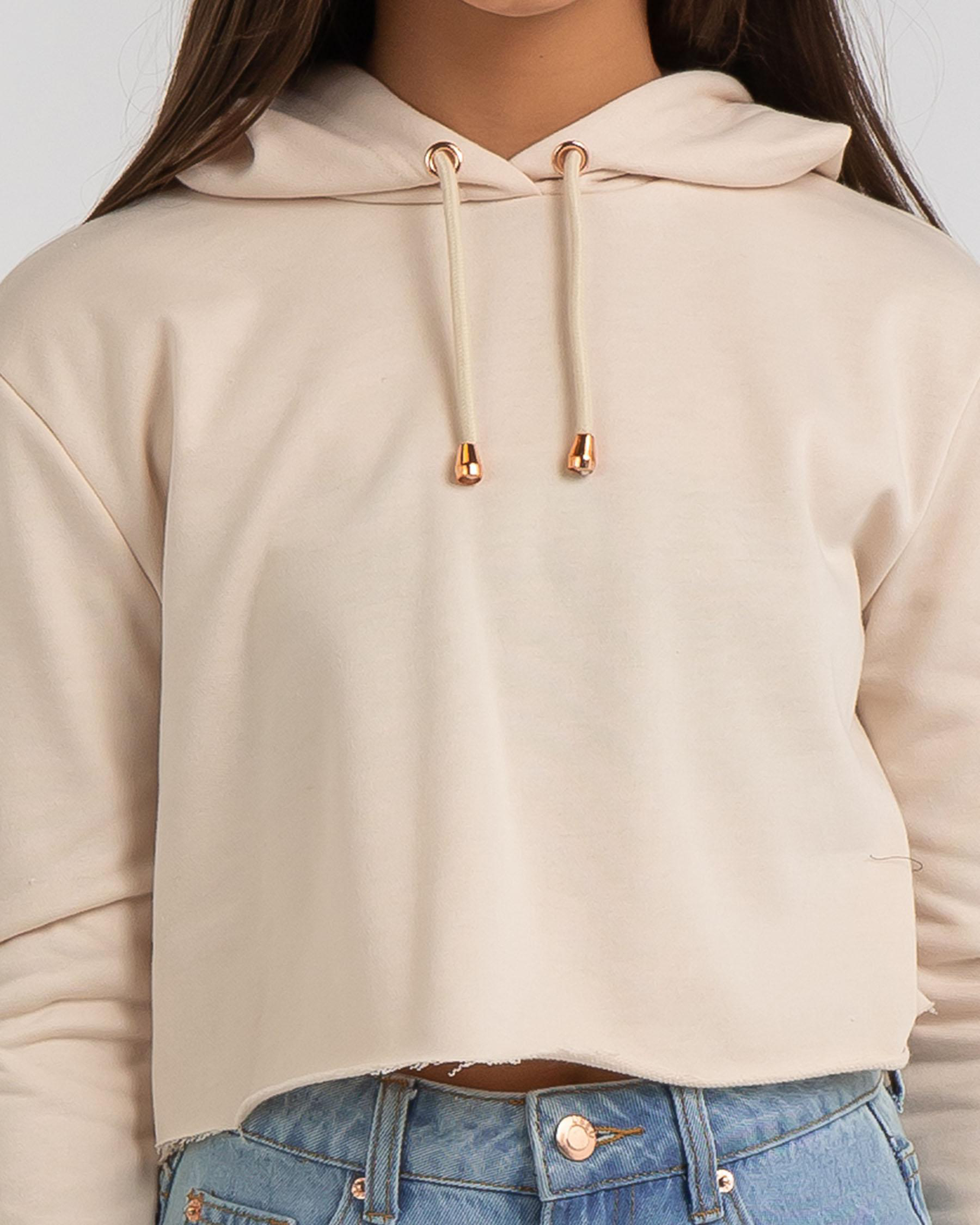 Shop Ava And Ever Girls' Rapid Hoodie In Bone - Fast Shipping & Easy ...