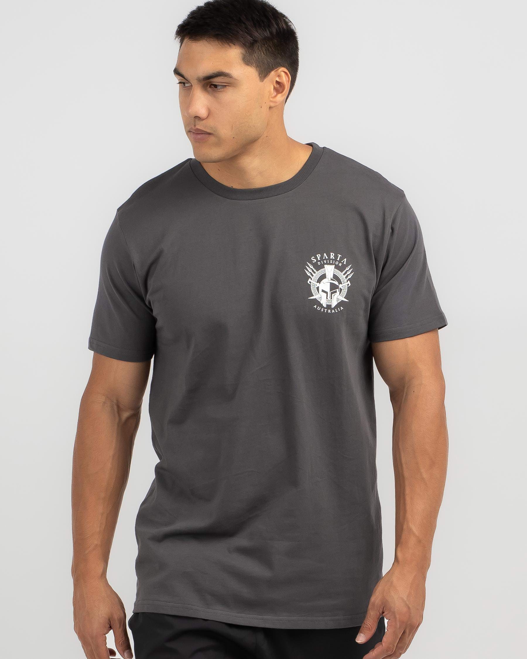 Shop Sparta Legion T-Shirt In Charcoal - Fast Shipping & Easy Returns ...
