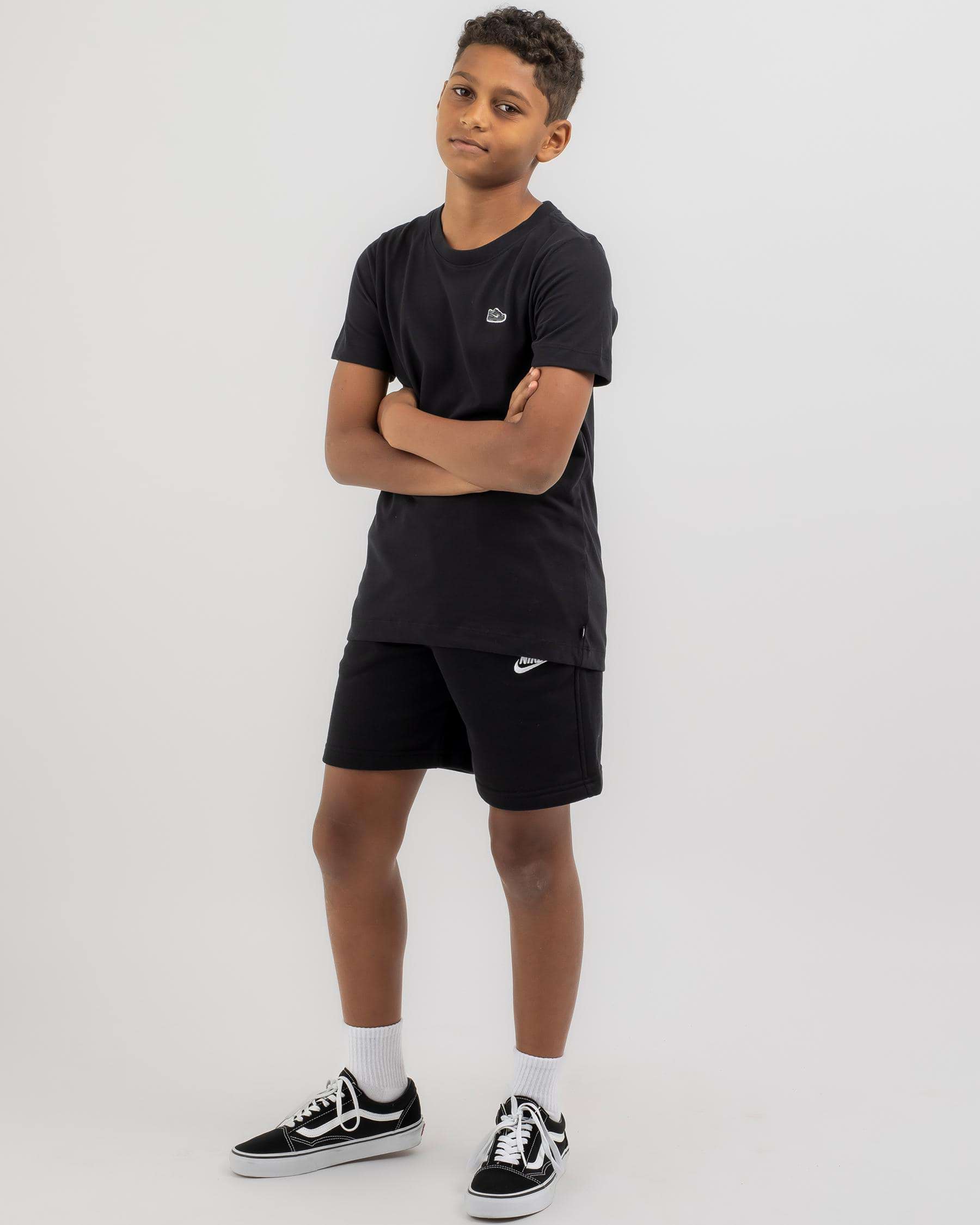 Shop Nike Boys' Dunk T-Shirt In Black - Fast Shipping & Easy Returns ...