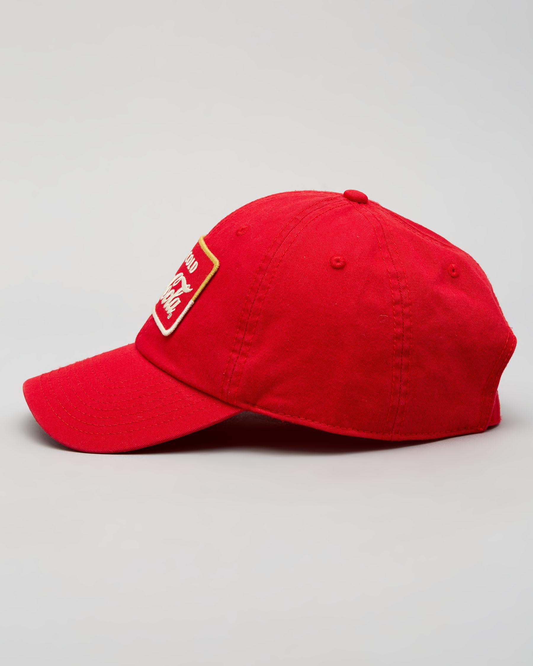 Shop American Needle Ice Cold Coca-Cola Ball Park Strapback Cap In Red ...