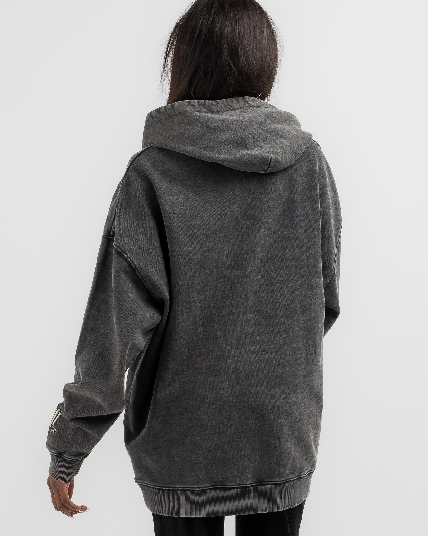 Shop Wndrr Hoxton V2 Hoodie In Washed Grey - Fast Shipping & Easy ...