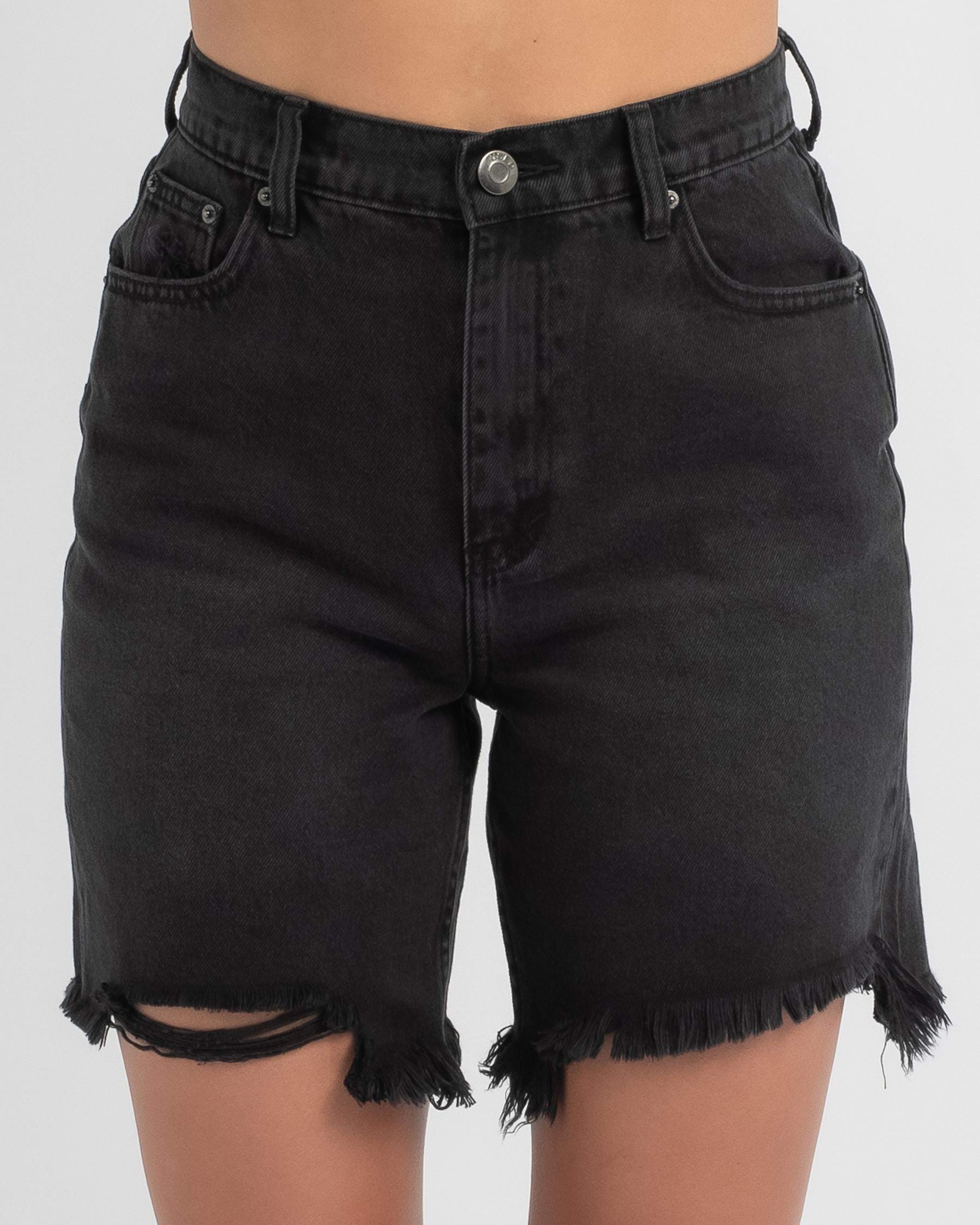 Shop Used Killer Shorts In Washed Black - Fast Shipping & Easy Returns ...