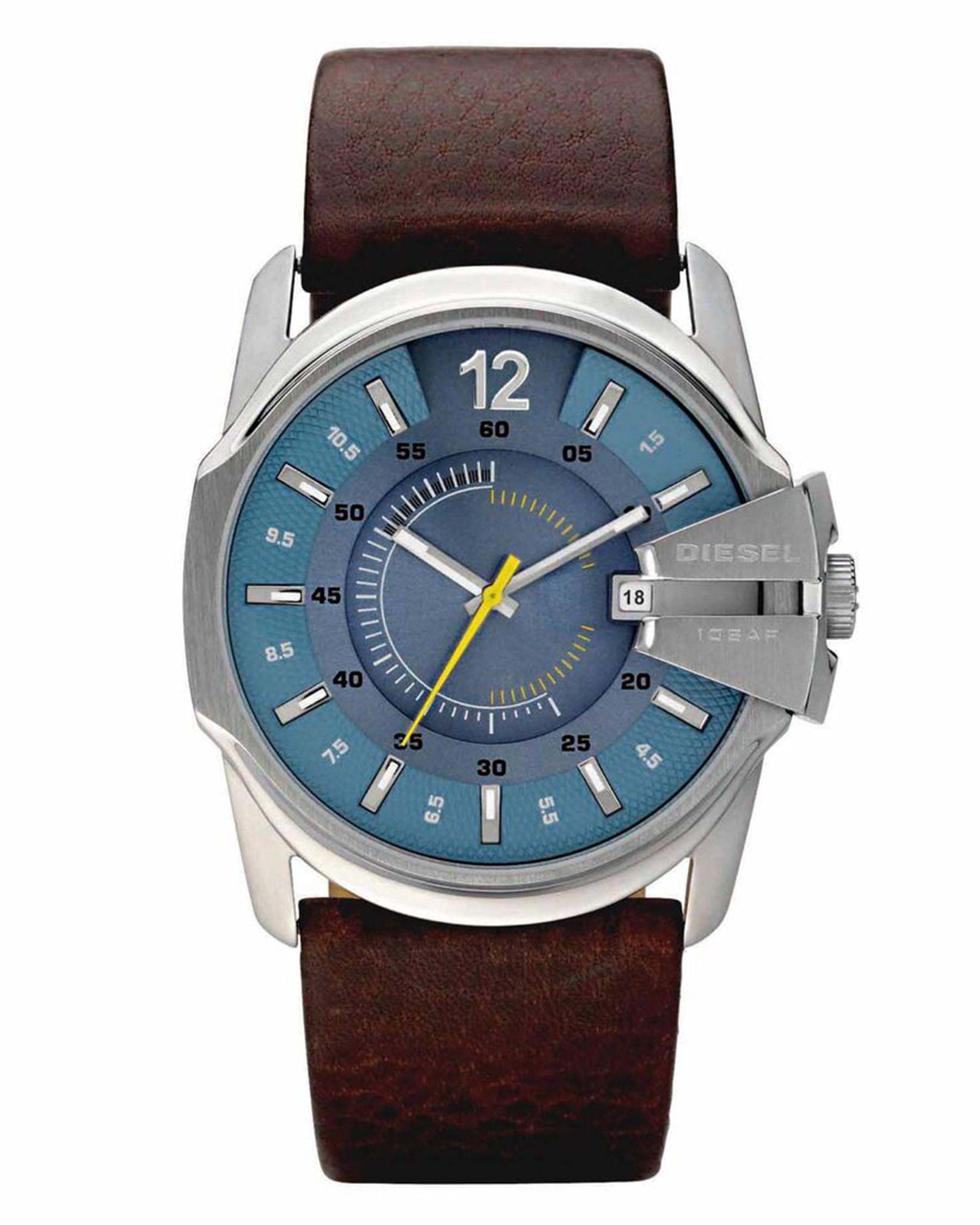 Shop Diesel Master Chief Watch In Blue - Fast Shipping & Easy Returns ...