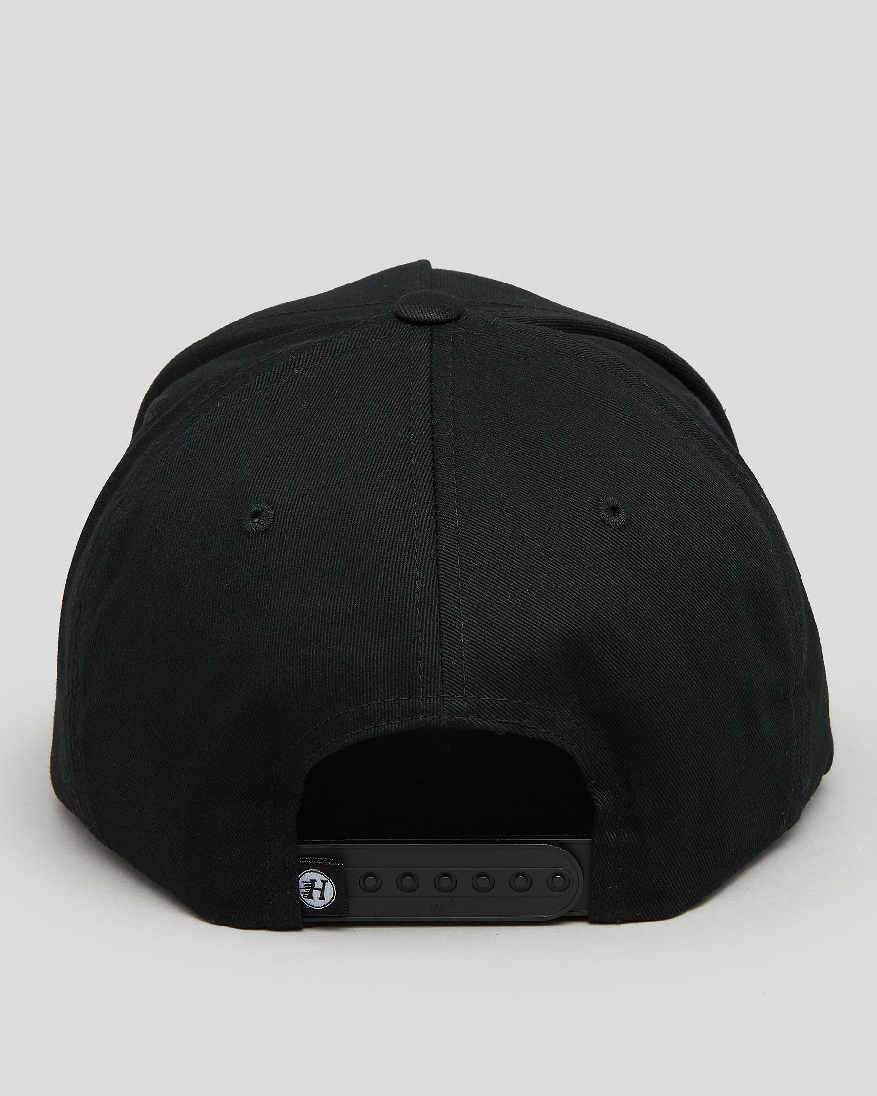 Shop The Mad Hueys Ahoy Ahoy FKR Twill Snapback Cap In Black - Fast ...