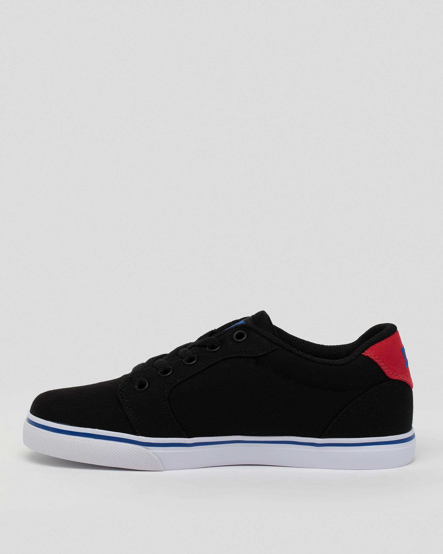 Shop DC Shoes Junior Boys' Anvil Shoes In Black/blue/red - Fast ...