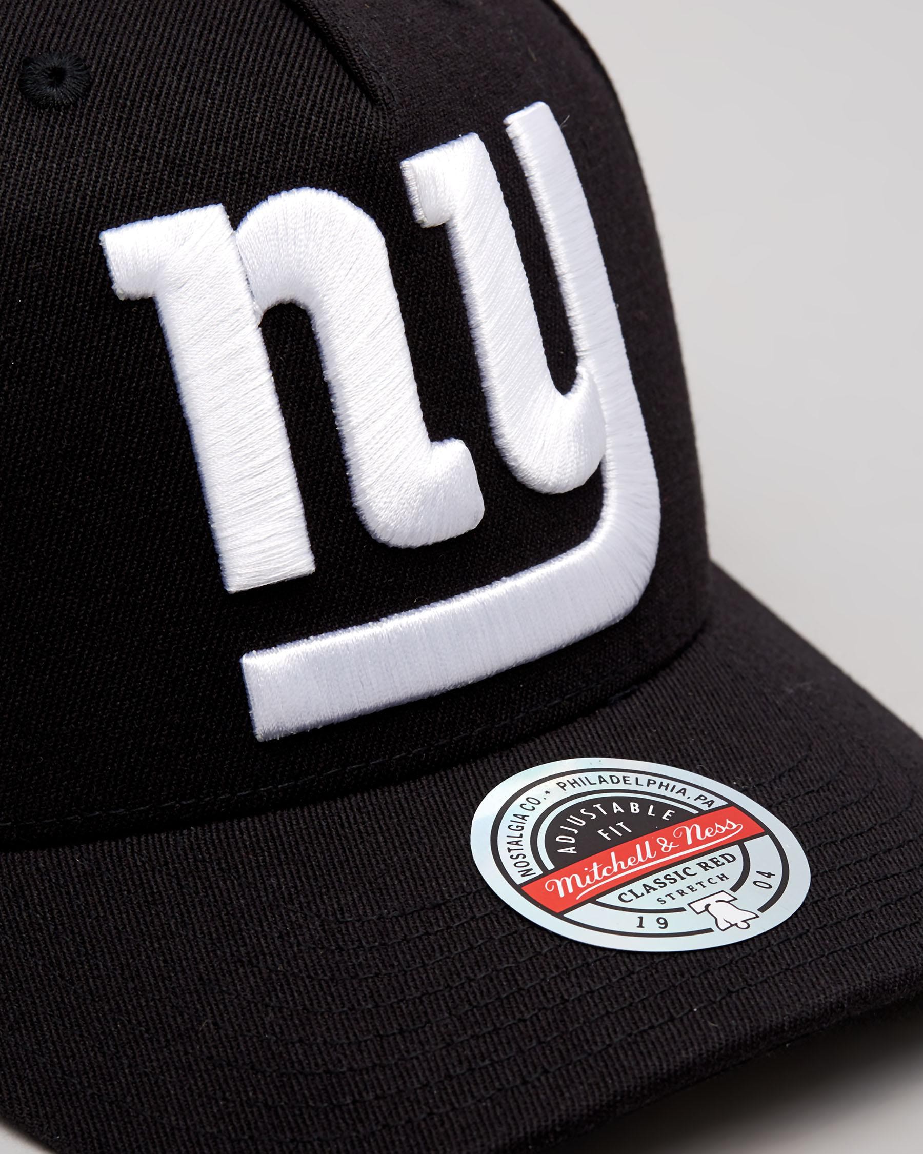 New York Giants Hat Cap Men's Snap Back Mitchell & Ness Wool