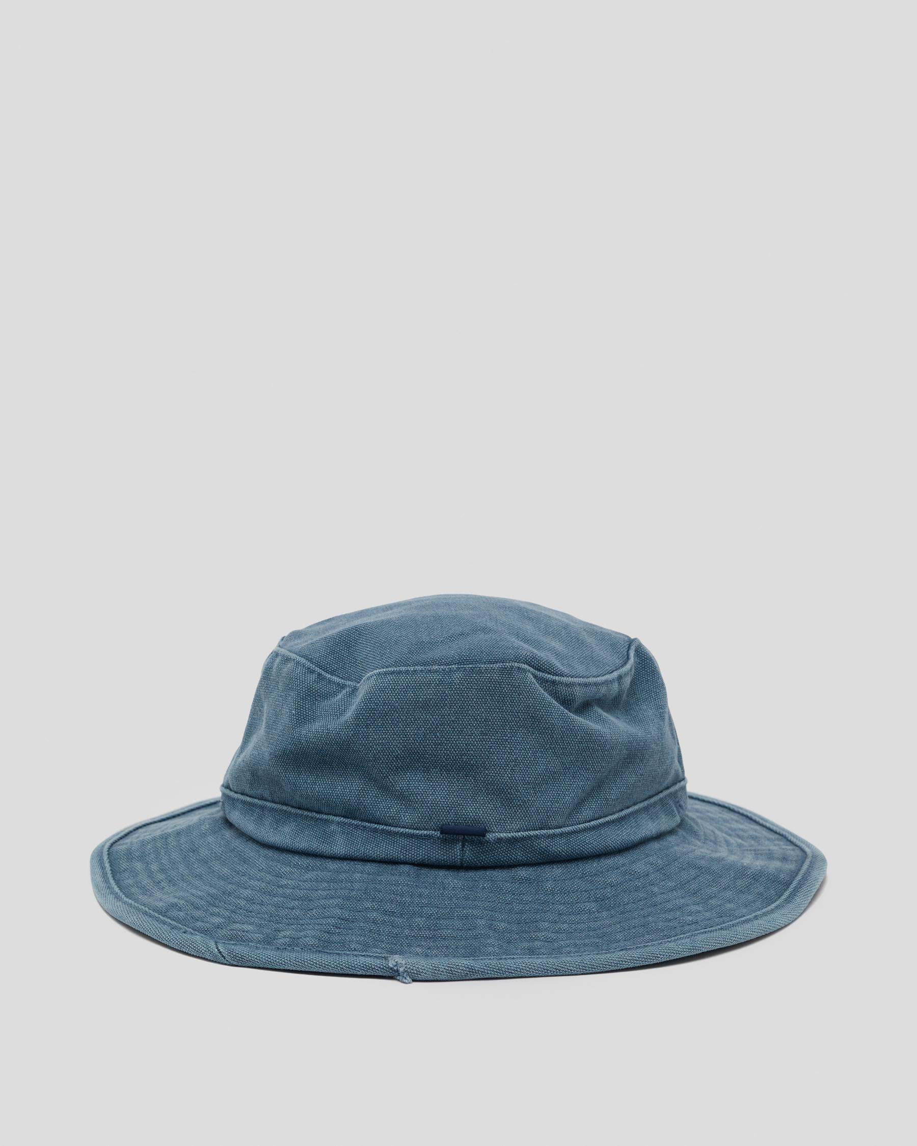 Shop Rip Curl Searcher Mid Brim Hat In Slate - Fast Shipping & Easy ...