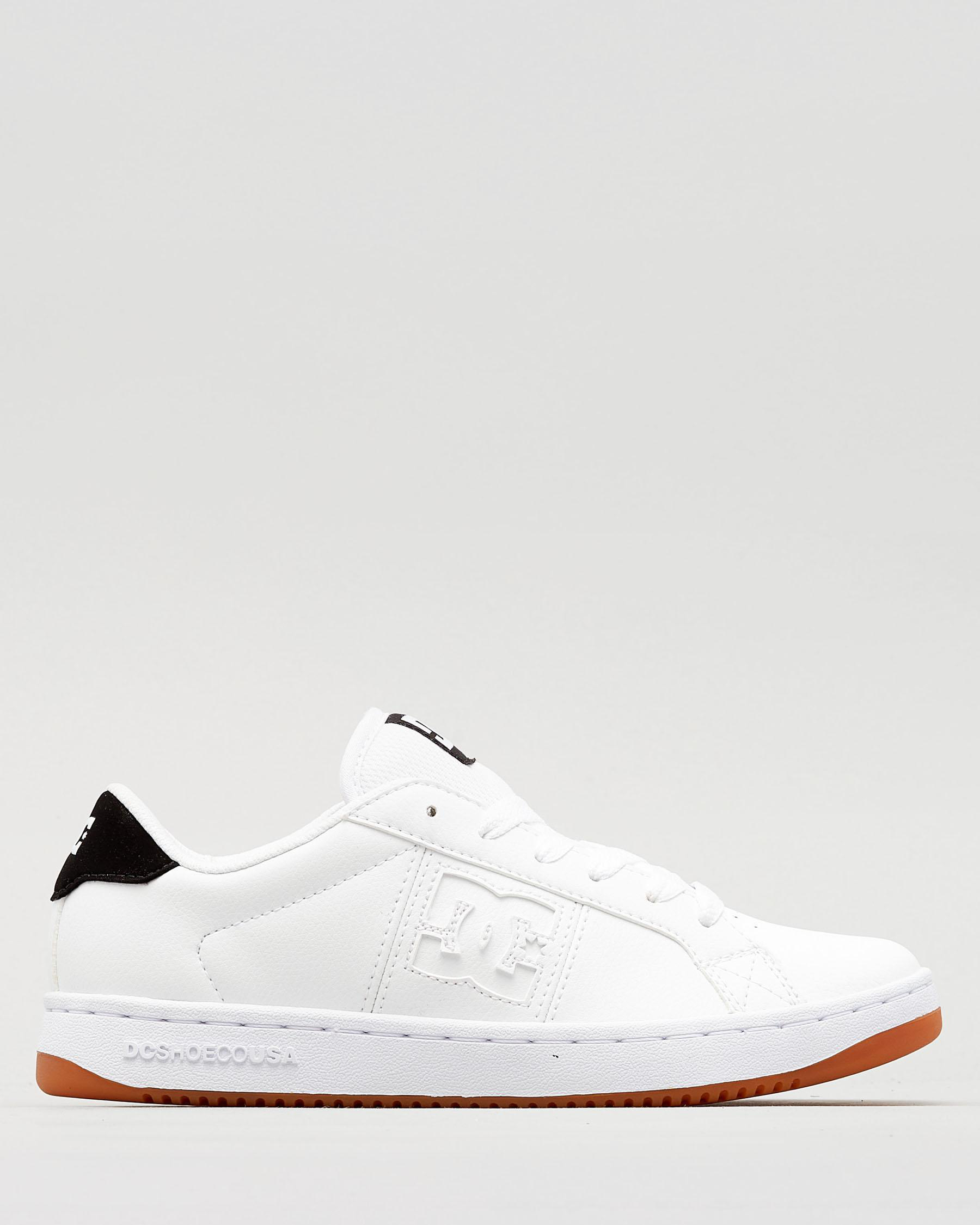 DC Shoes Womens Striker Shoes In White/black/gum - Fast Shipping & Easy ...