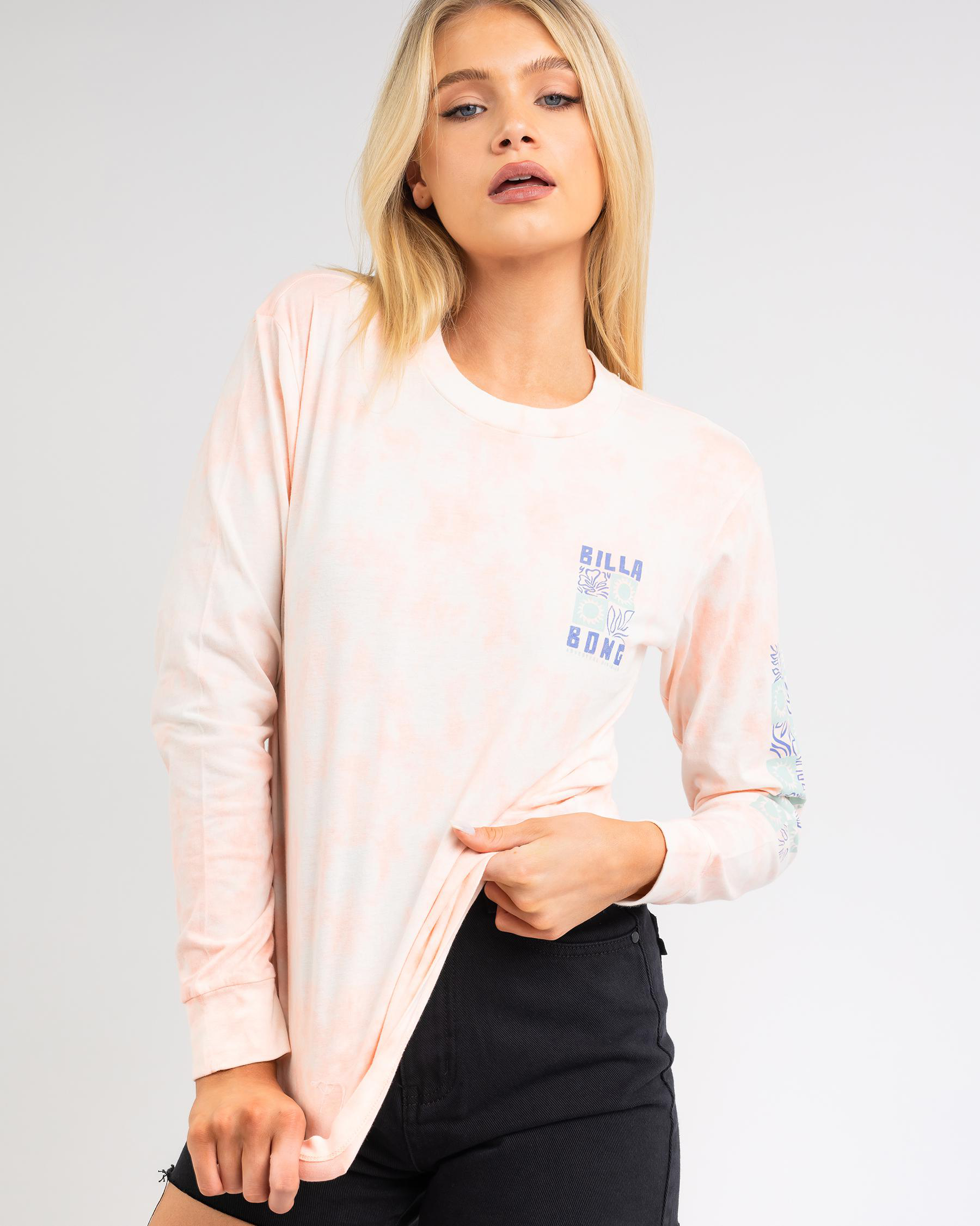 billabong long sleeve t shirts women's